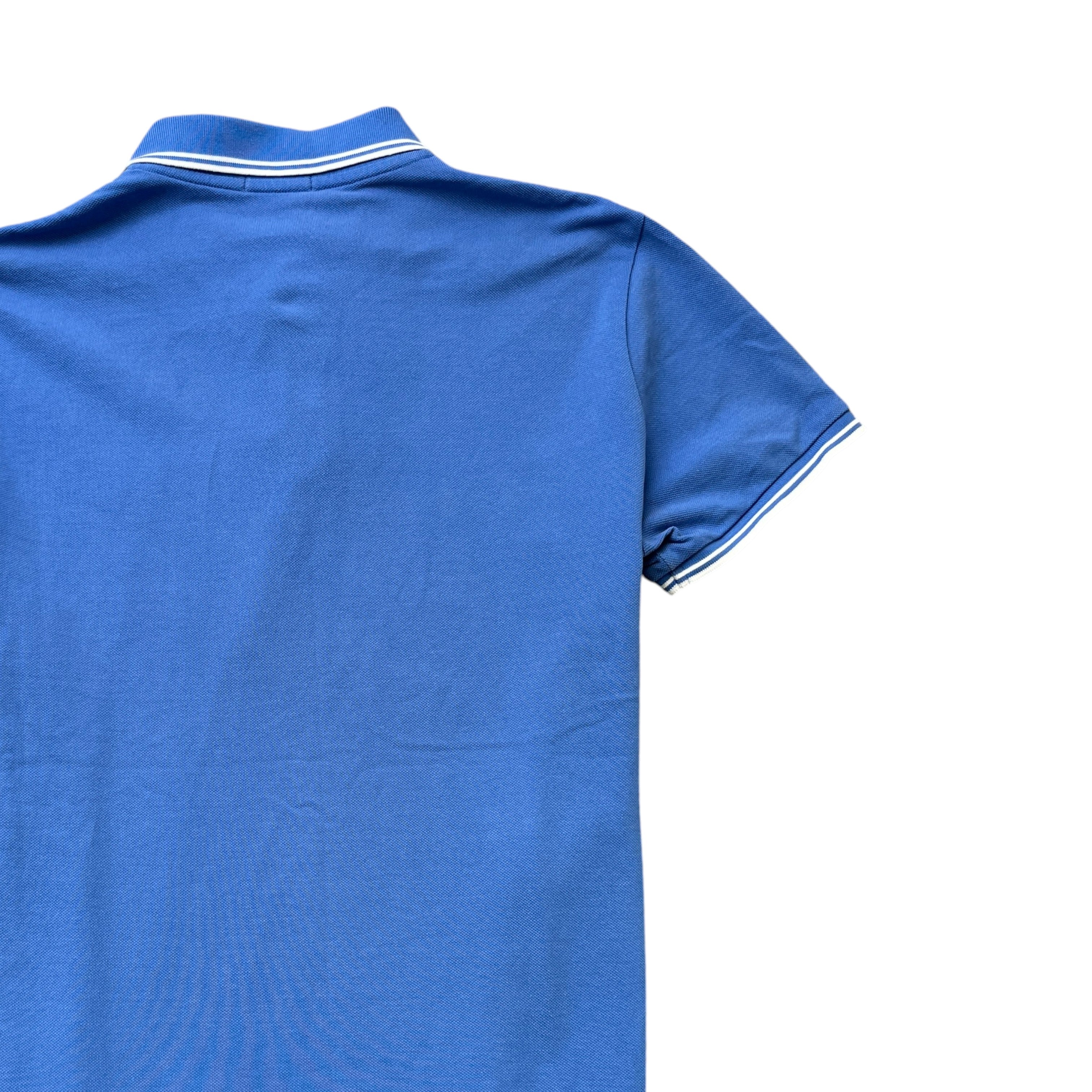 Men's Maglia Polo Shirt Blue Size L