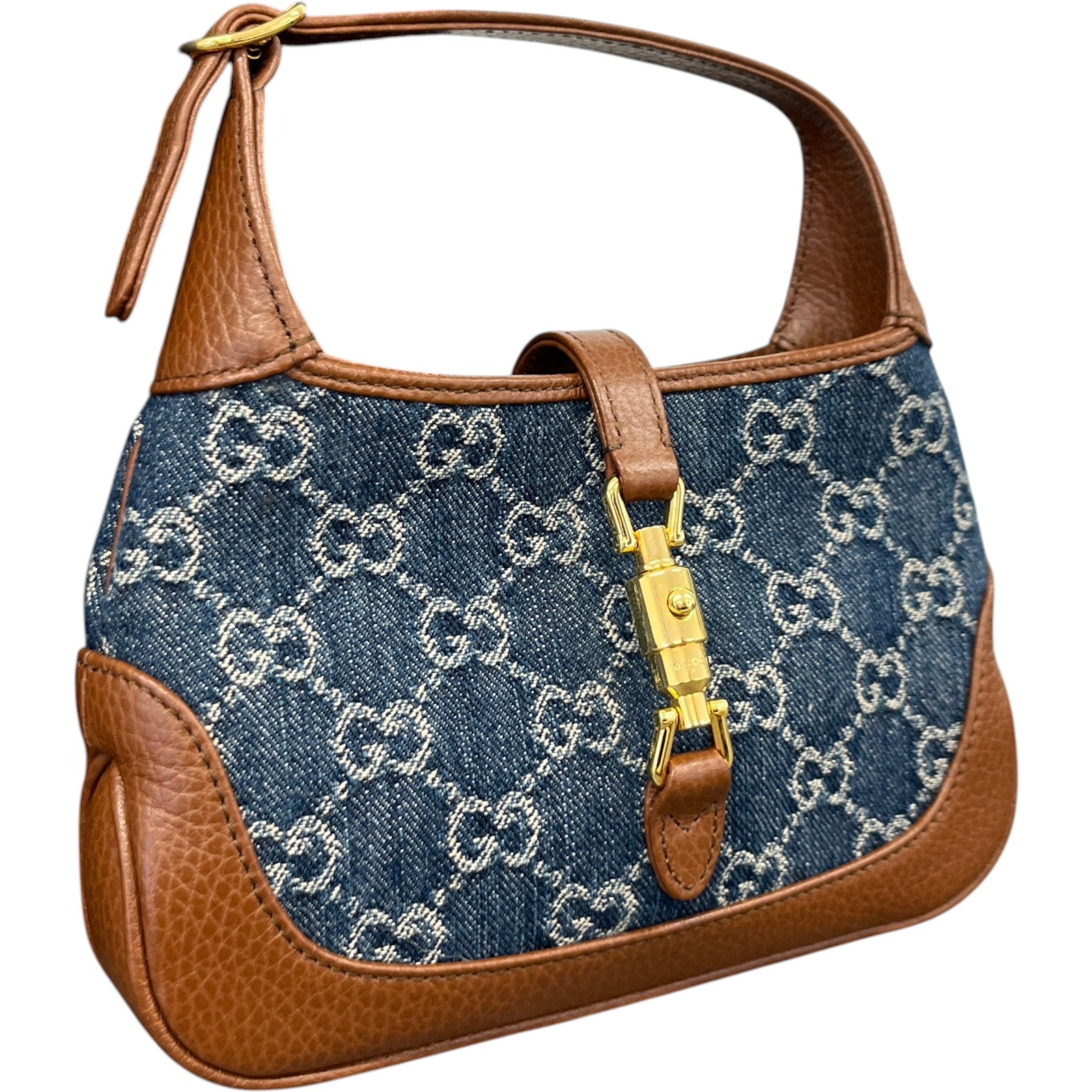 Women's Denim Jackie Bag Brown