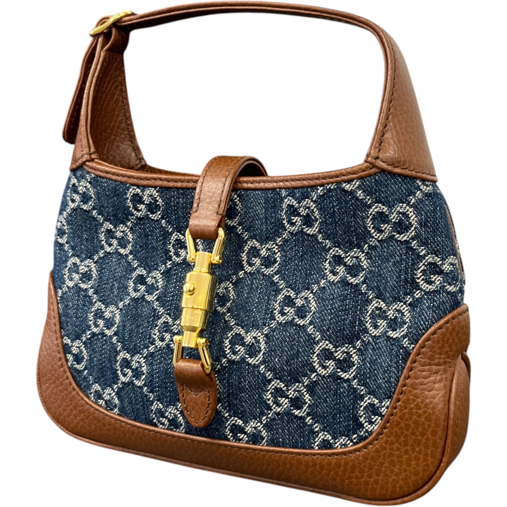 Women's Denim Jackie Bag Brown