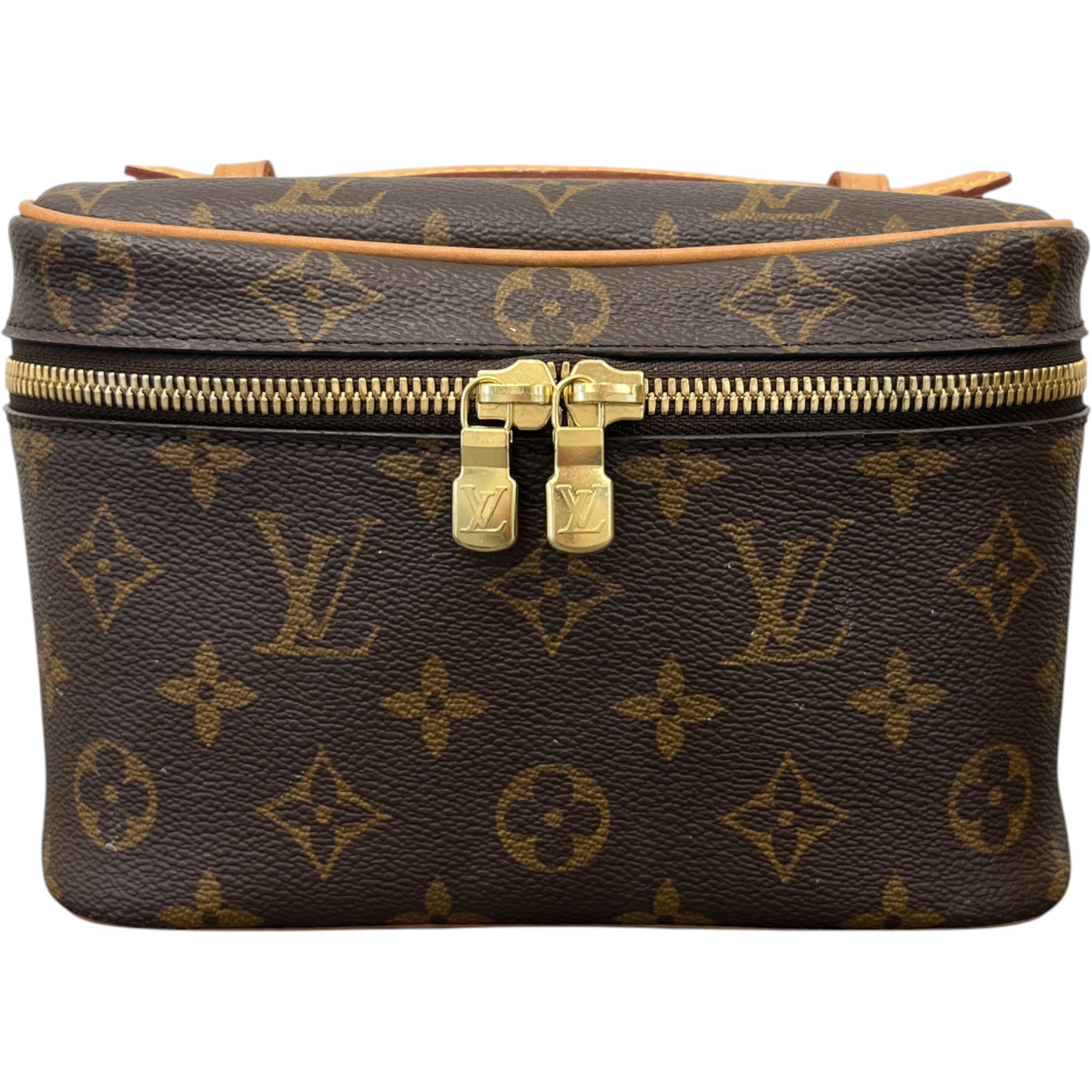Women's Monogram Nice Mini Toiletry Bag Brown