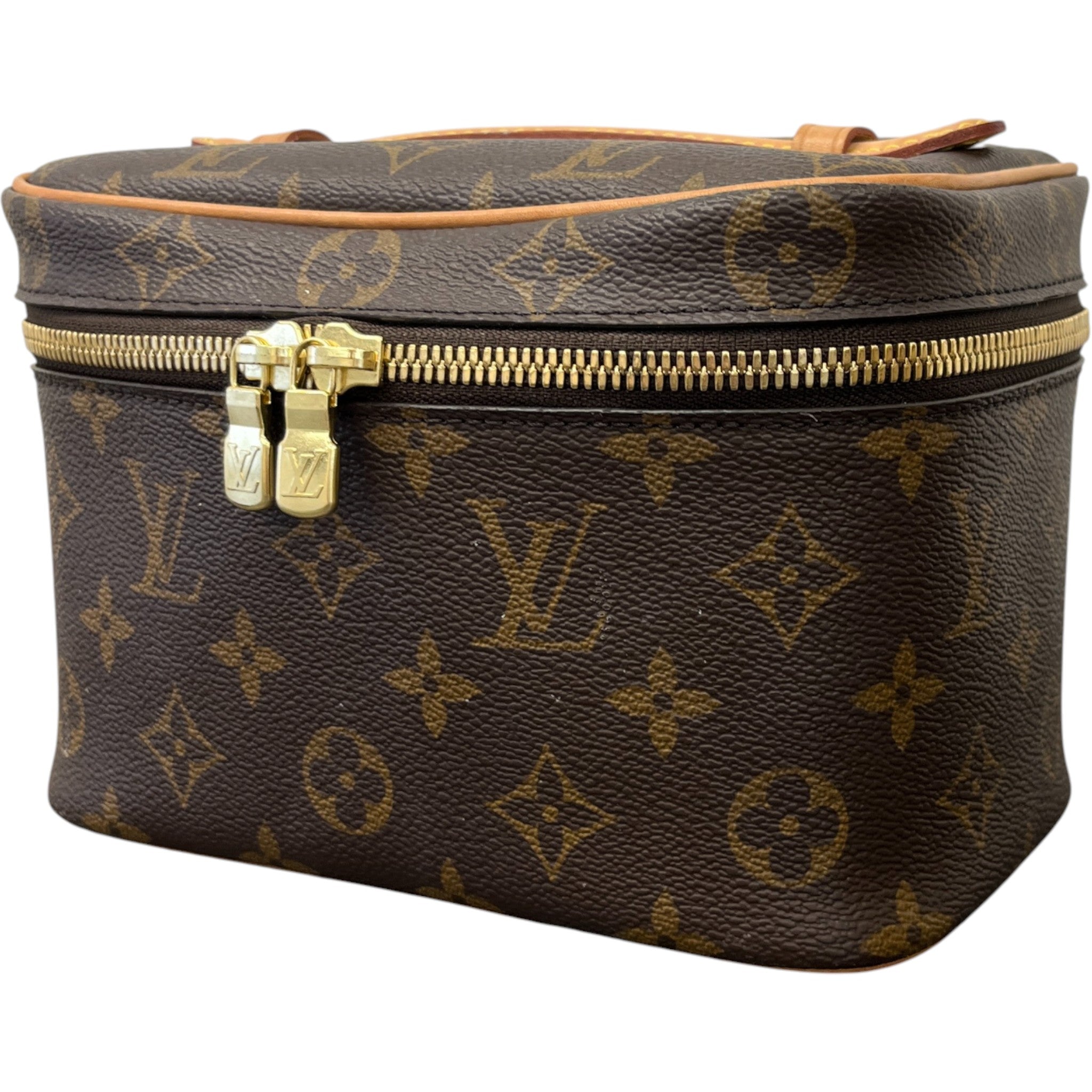 Women's Monogram Nice Mini Toiletry Bag Brown