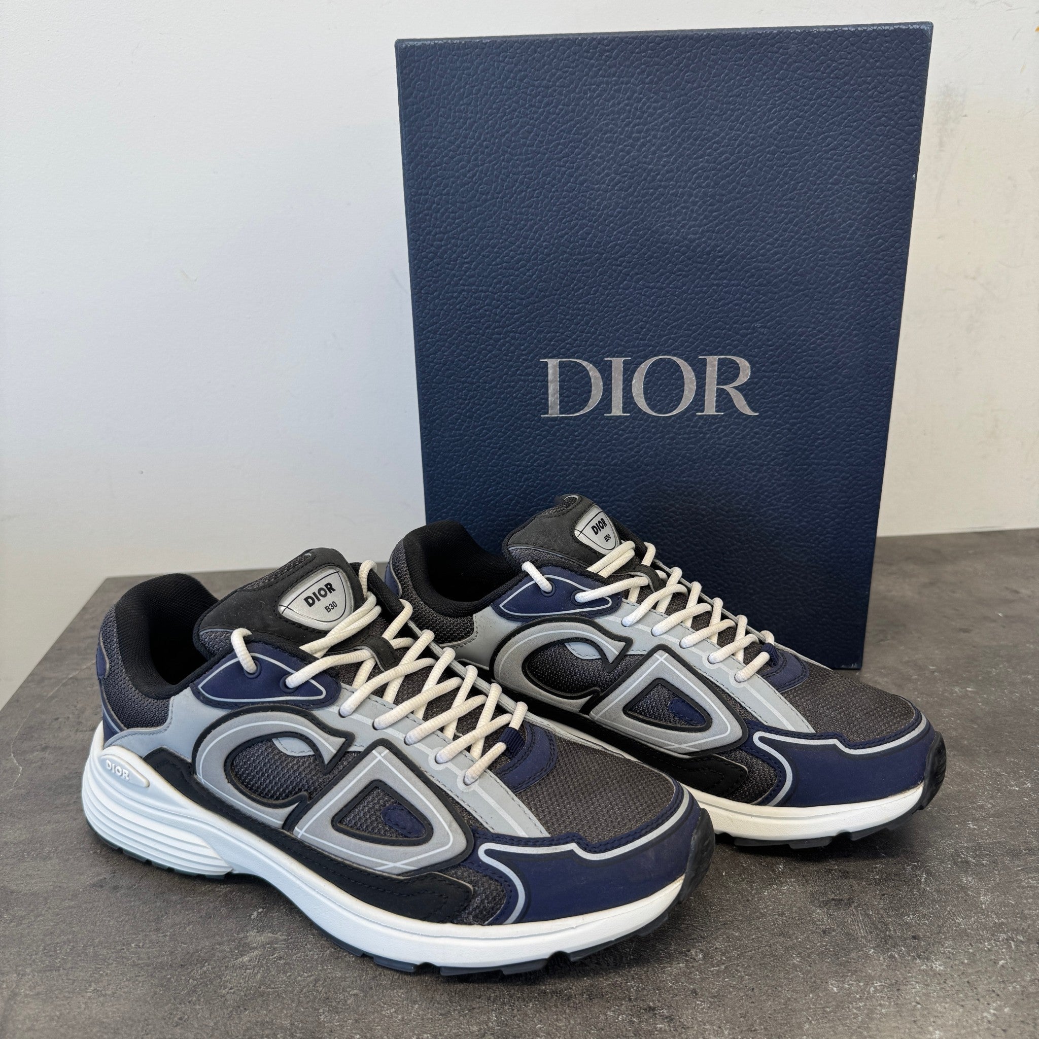 Men's B30 Low Trainers Navy Size EU 41 / UK 7
