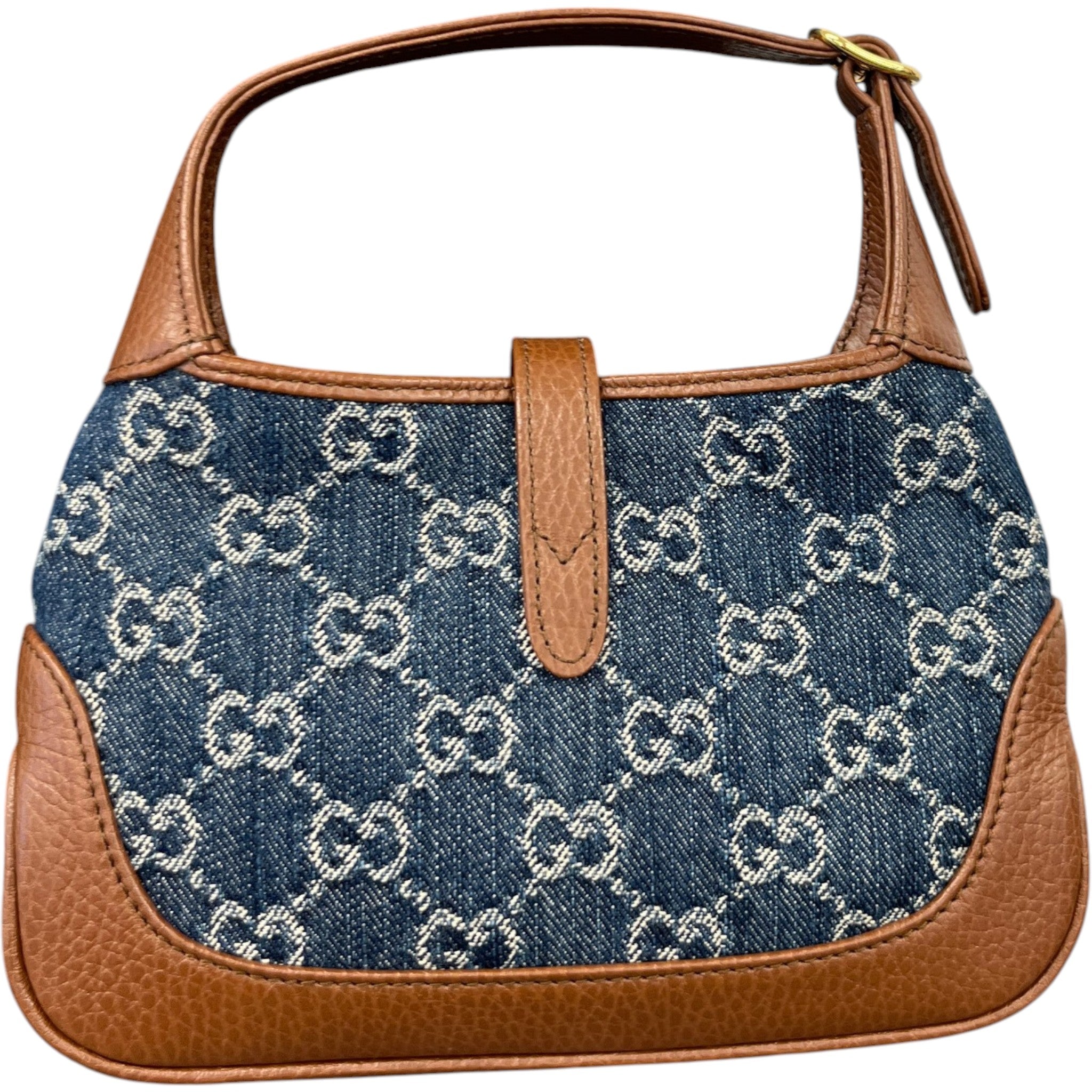 Women's Denim Jackie Bag Brown