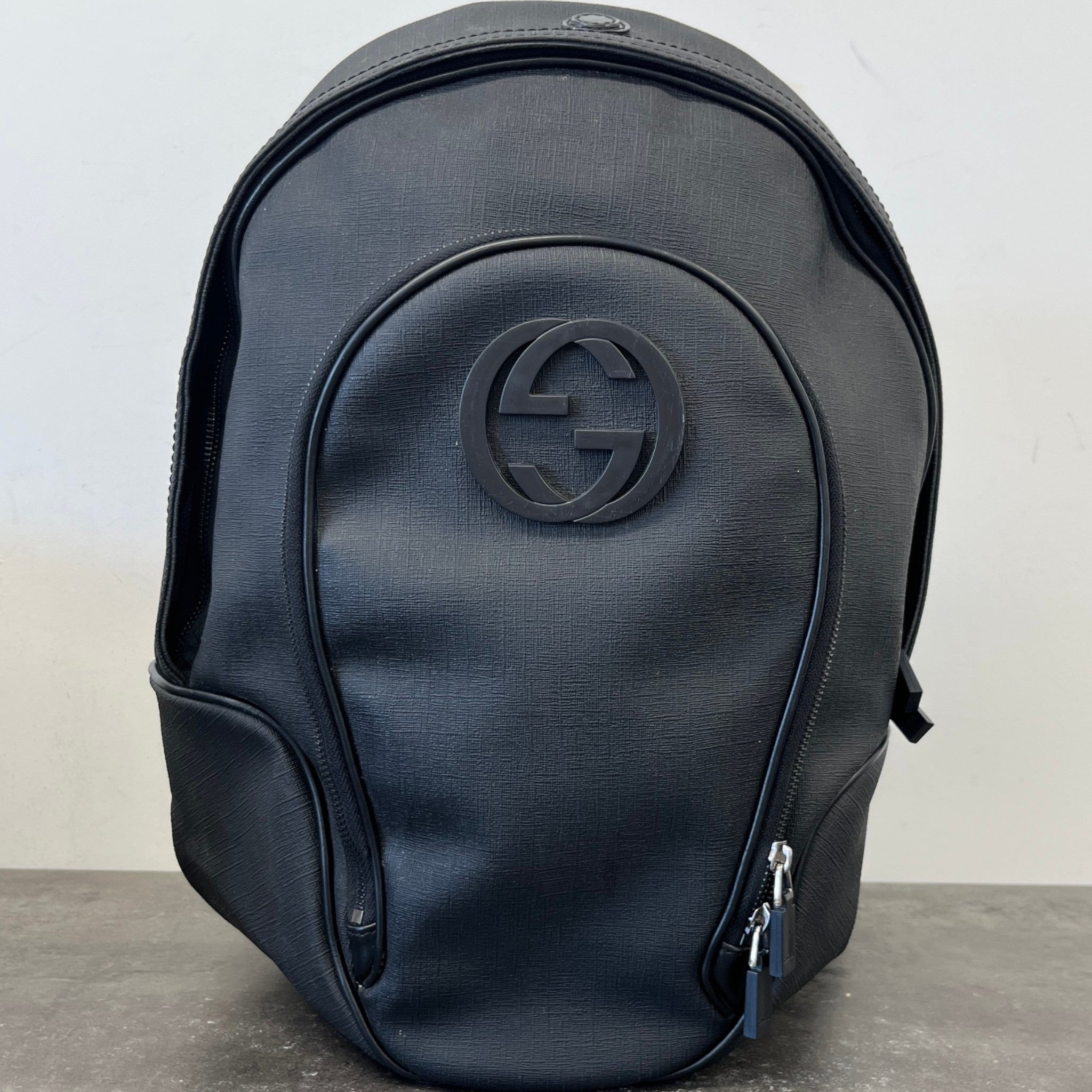 Men's Interlocking G Backpack Black