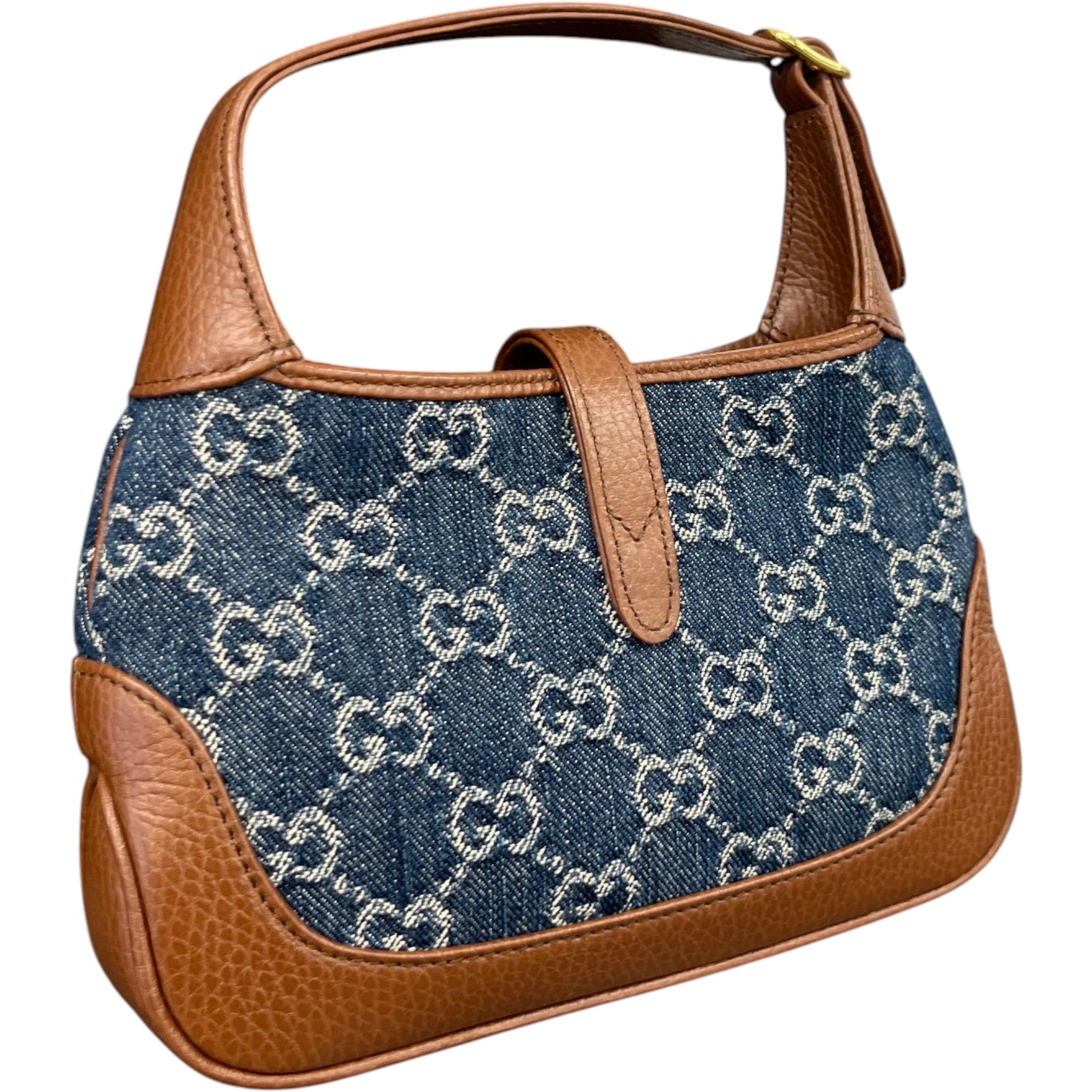 Women's Denim Jackie Bag Brown