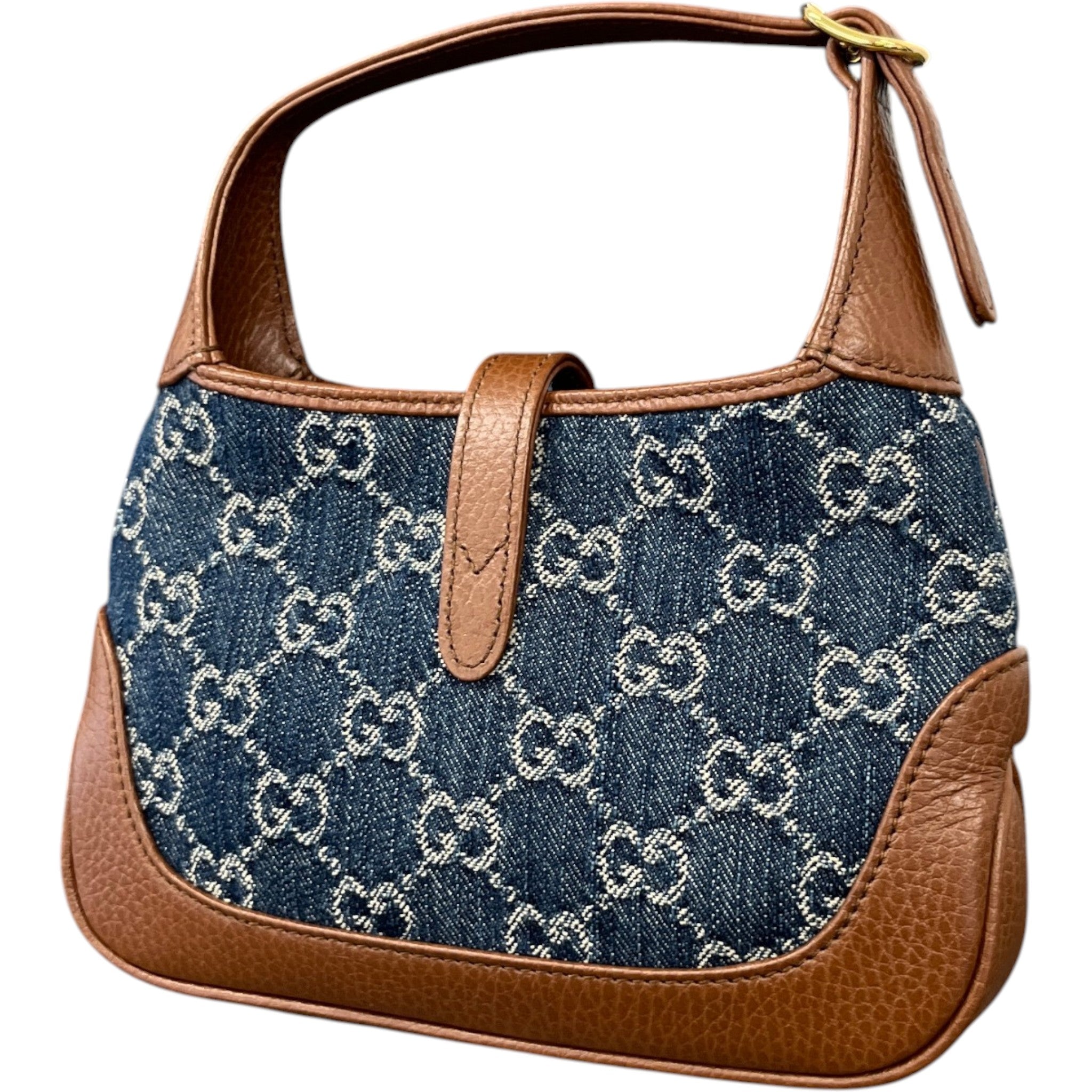 Women's Denim Jackie Bag Brown