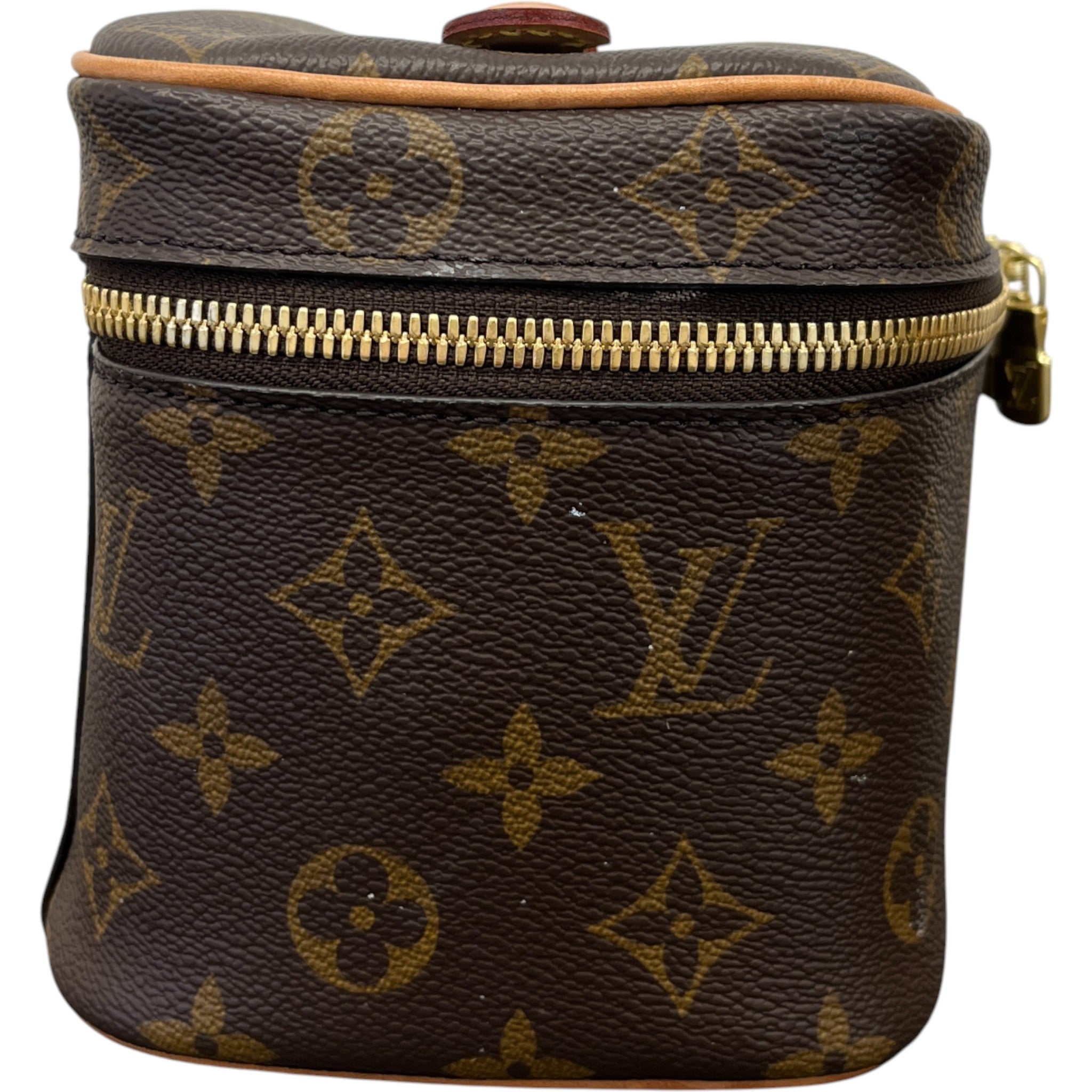 Women's Monogram Nice Mini Toiletry Bag Brown