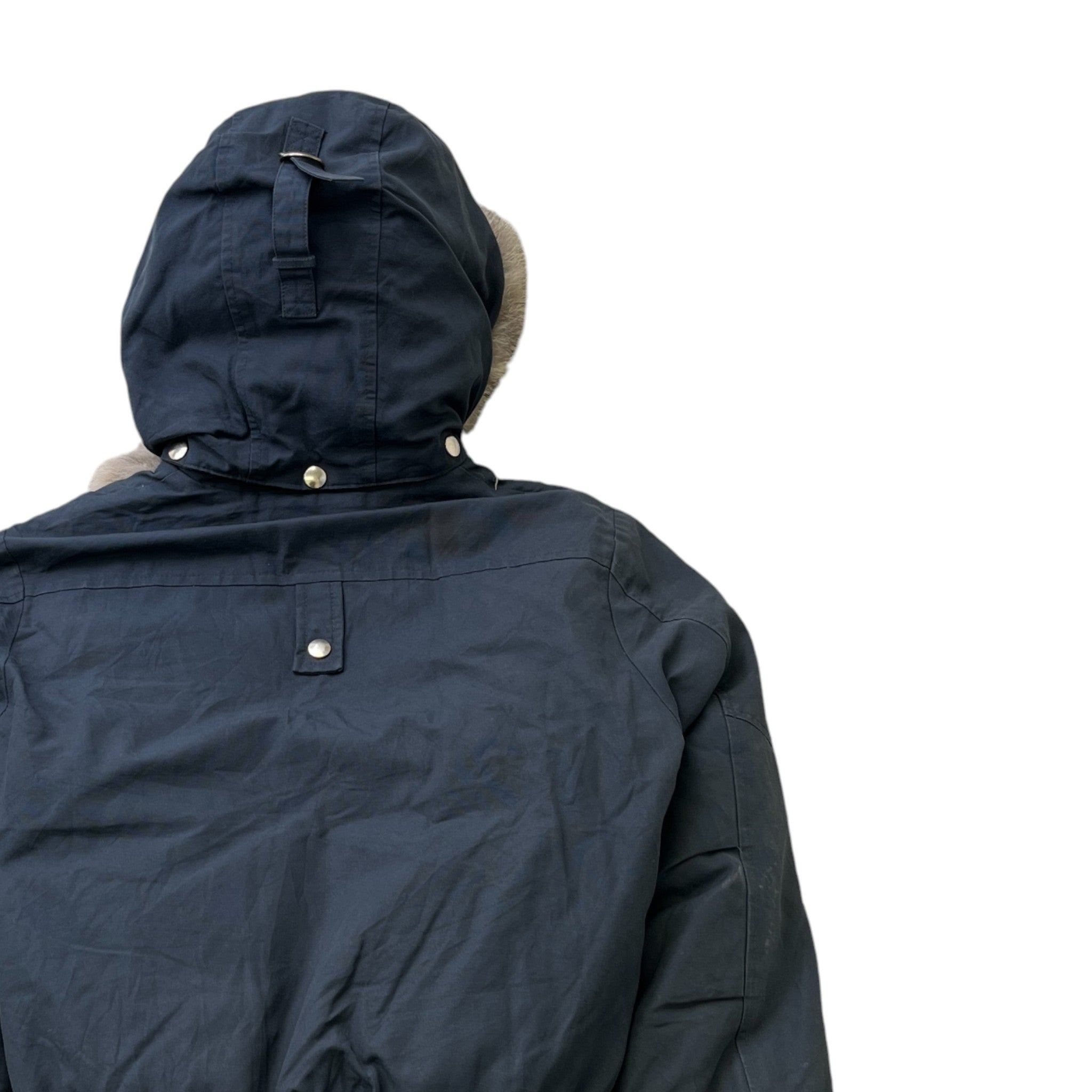 Women's Ballistic Bomber Down Jacket Blue Size M