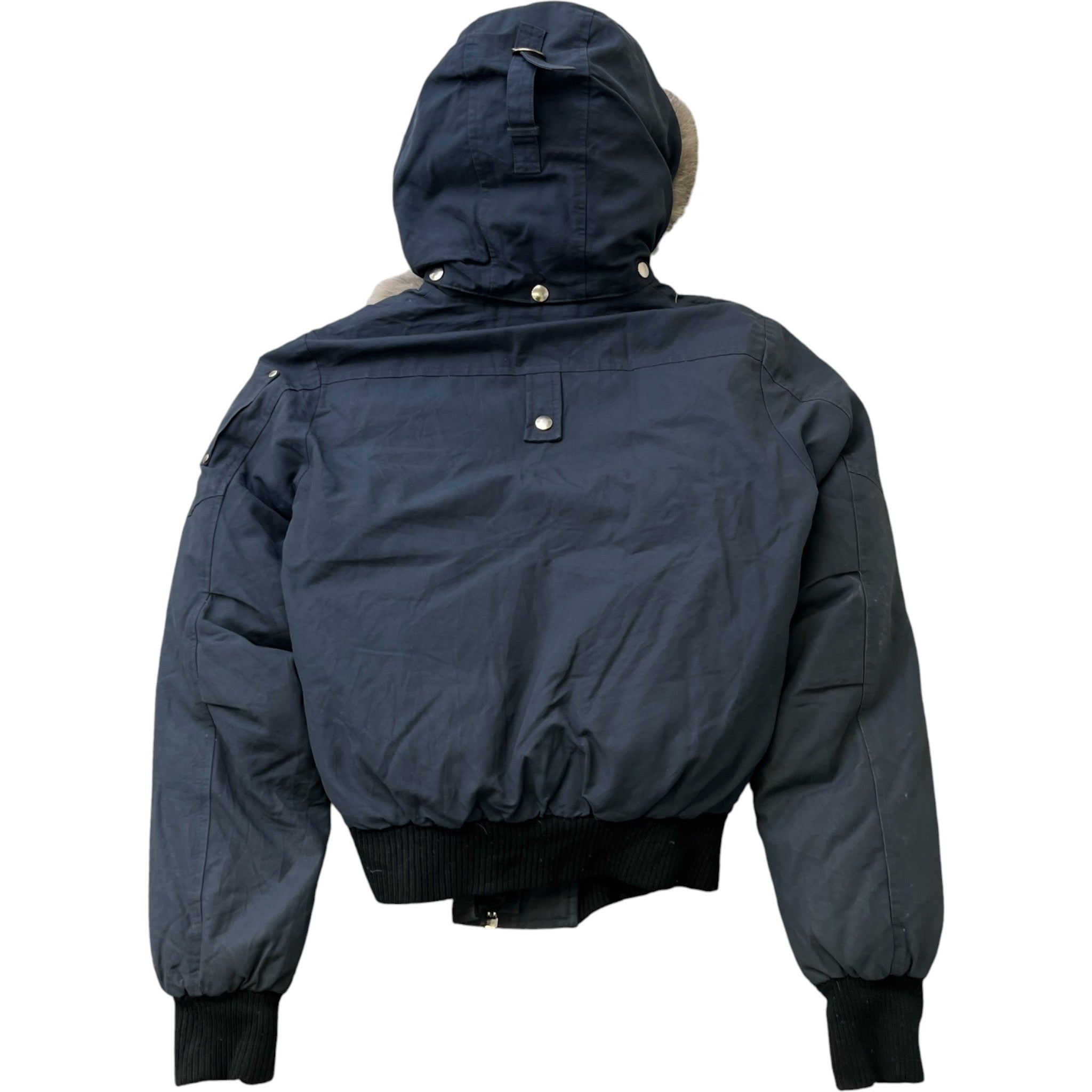 Women's Ballistic Bomber Down Jacket Blue Size M