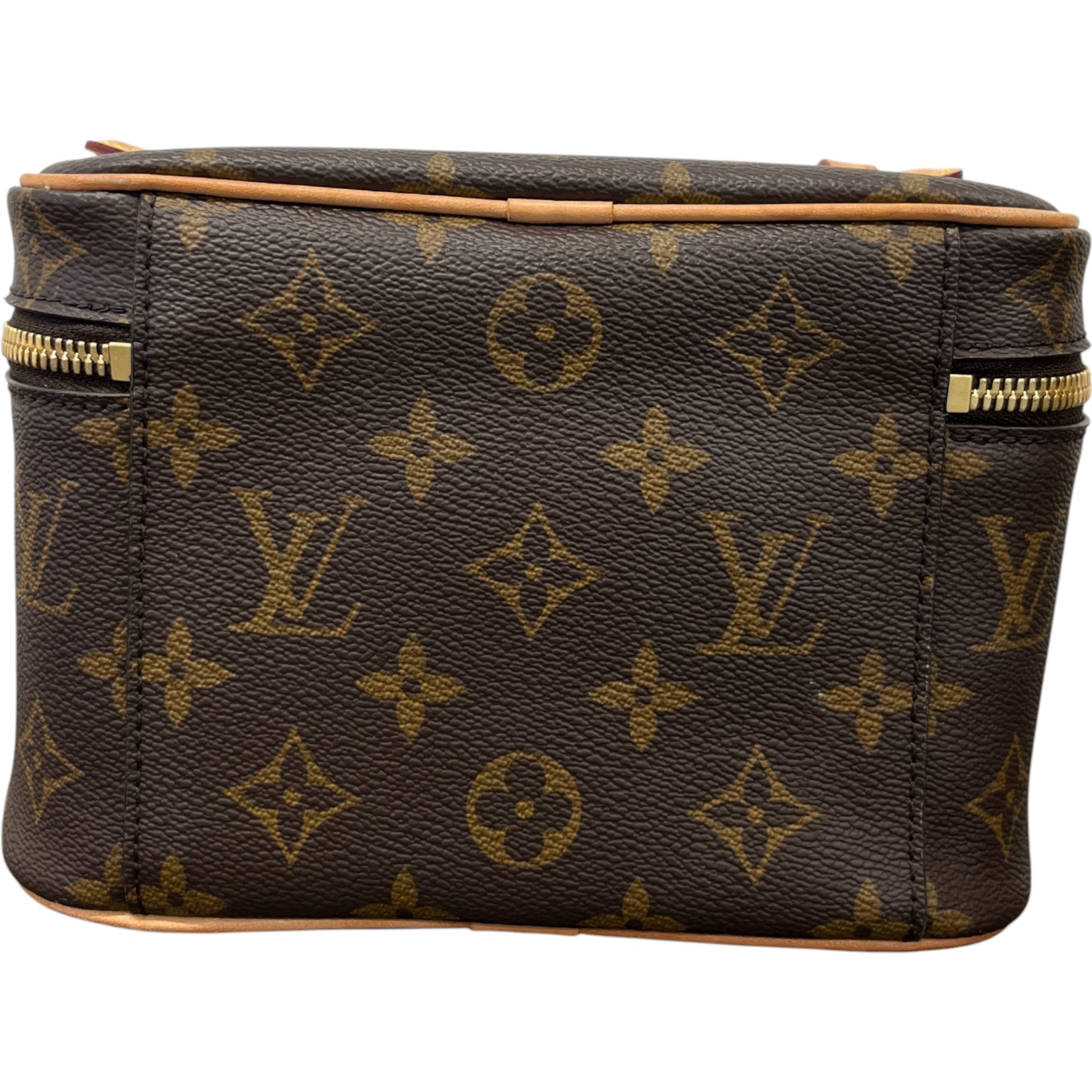 Women's Monogram Nice Mini Toiletry Bag Brown