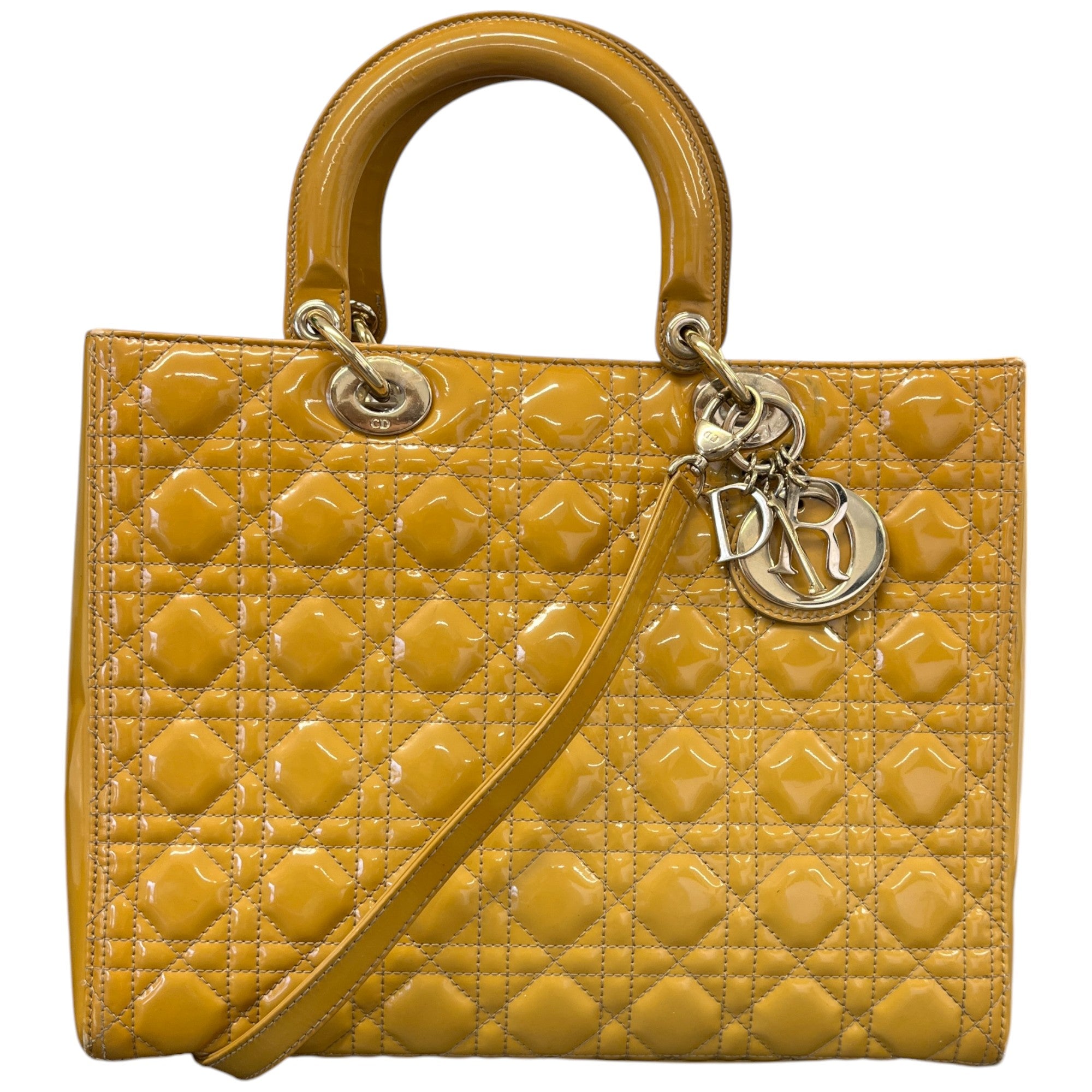 Women's Large Lady Handbag Yellow