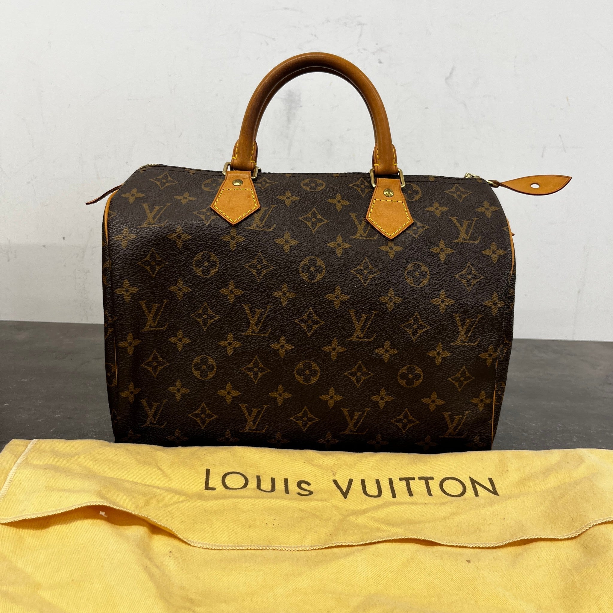 Women's Monogram Speedy 30 Bag Brown