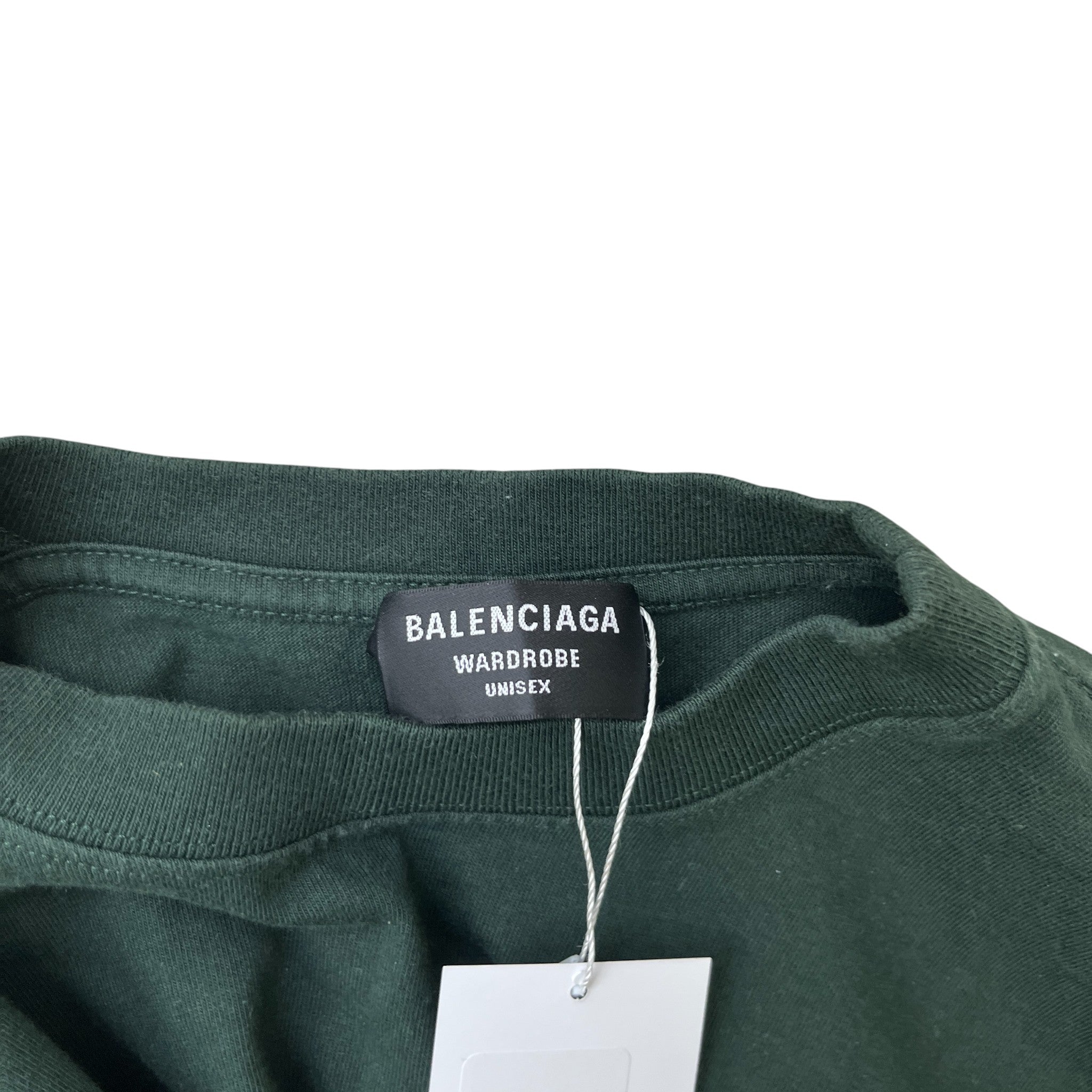 Logo Print T-Shirt Green Size S