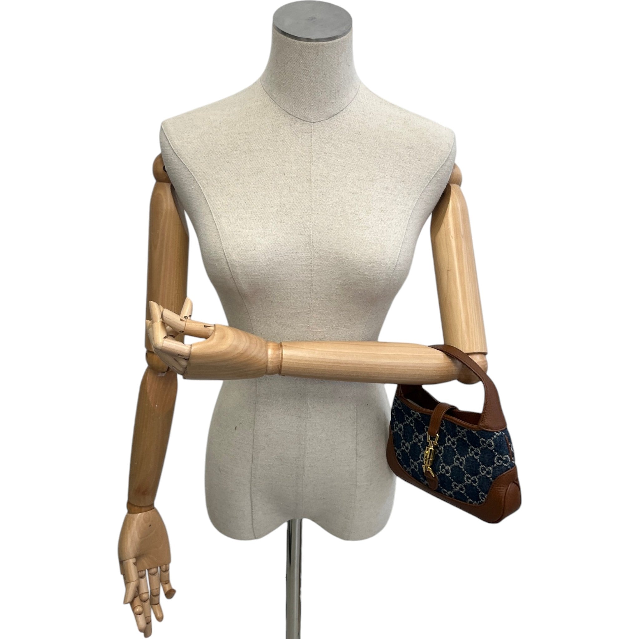 Women's Denim Jackie Bag Brown
