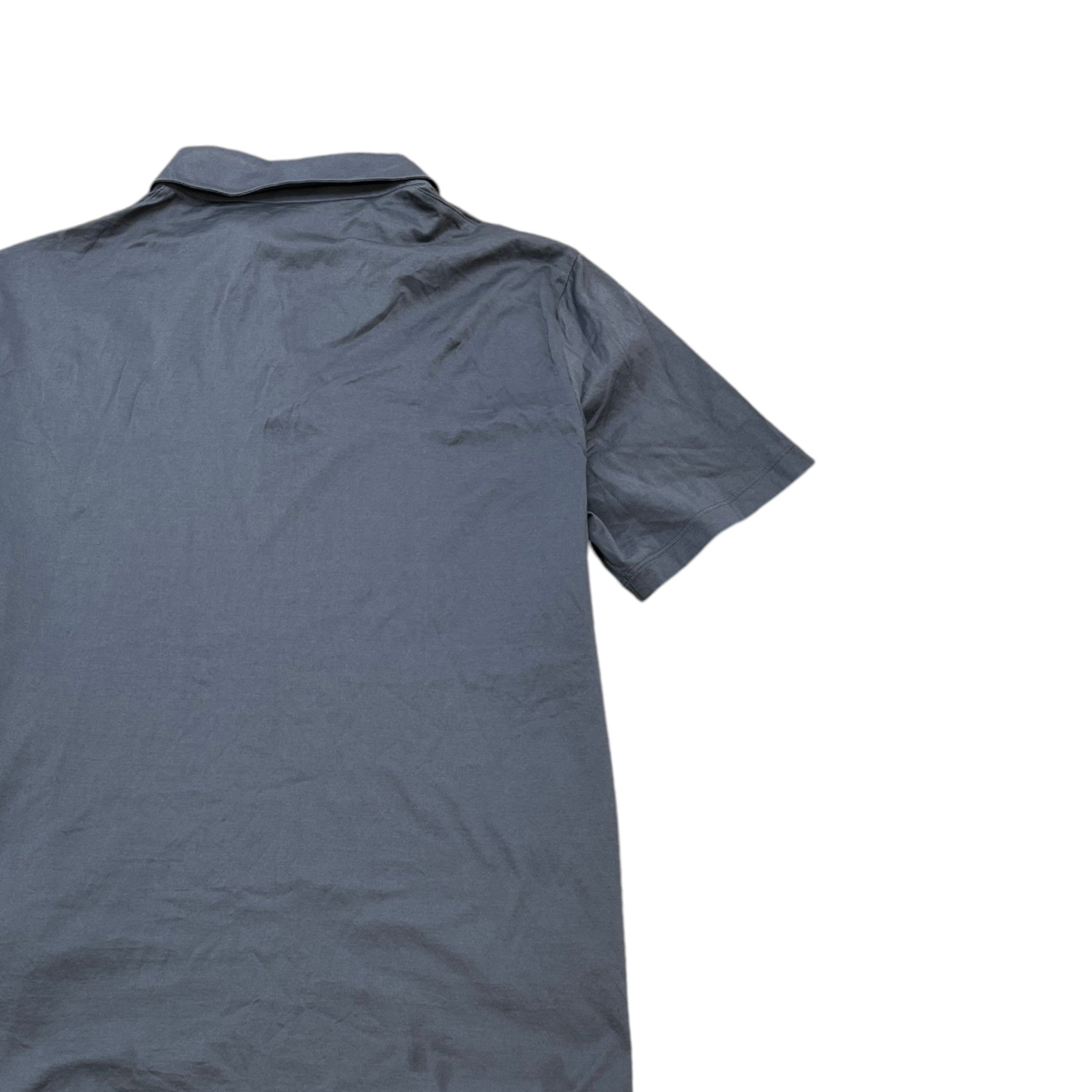 Men's Pocket Logo Polo Shirt Grey Size XL