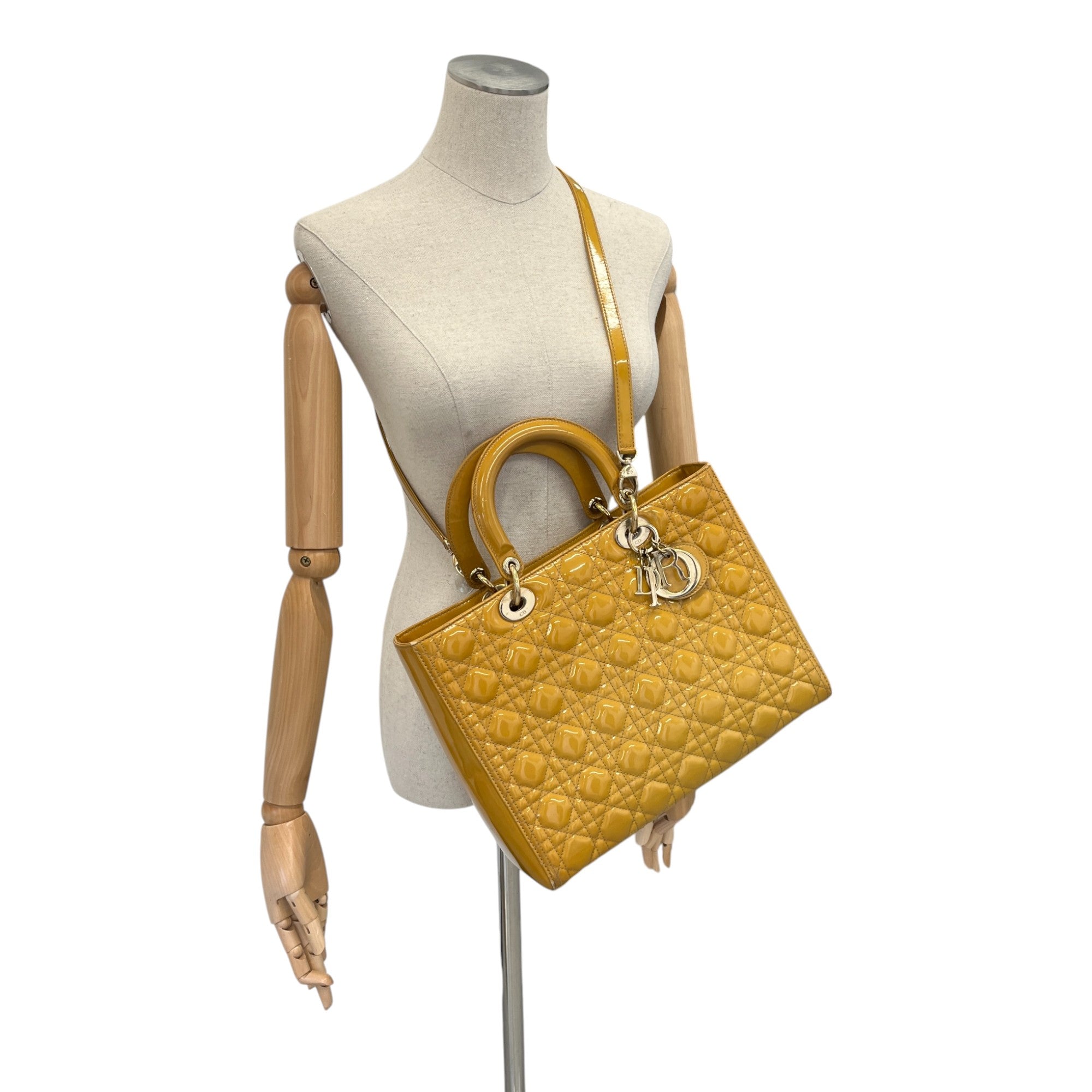 Women's Large Lady Handbag Yellow