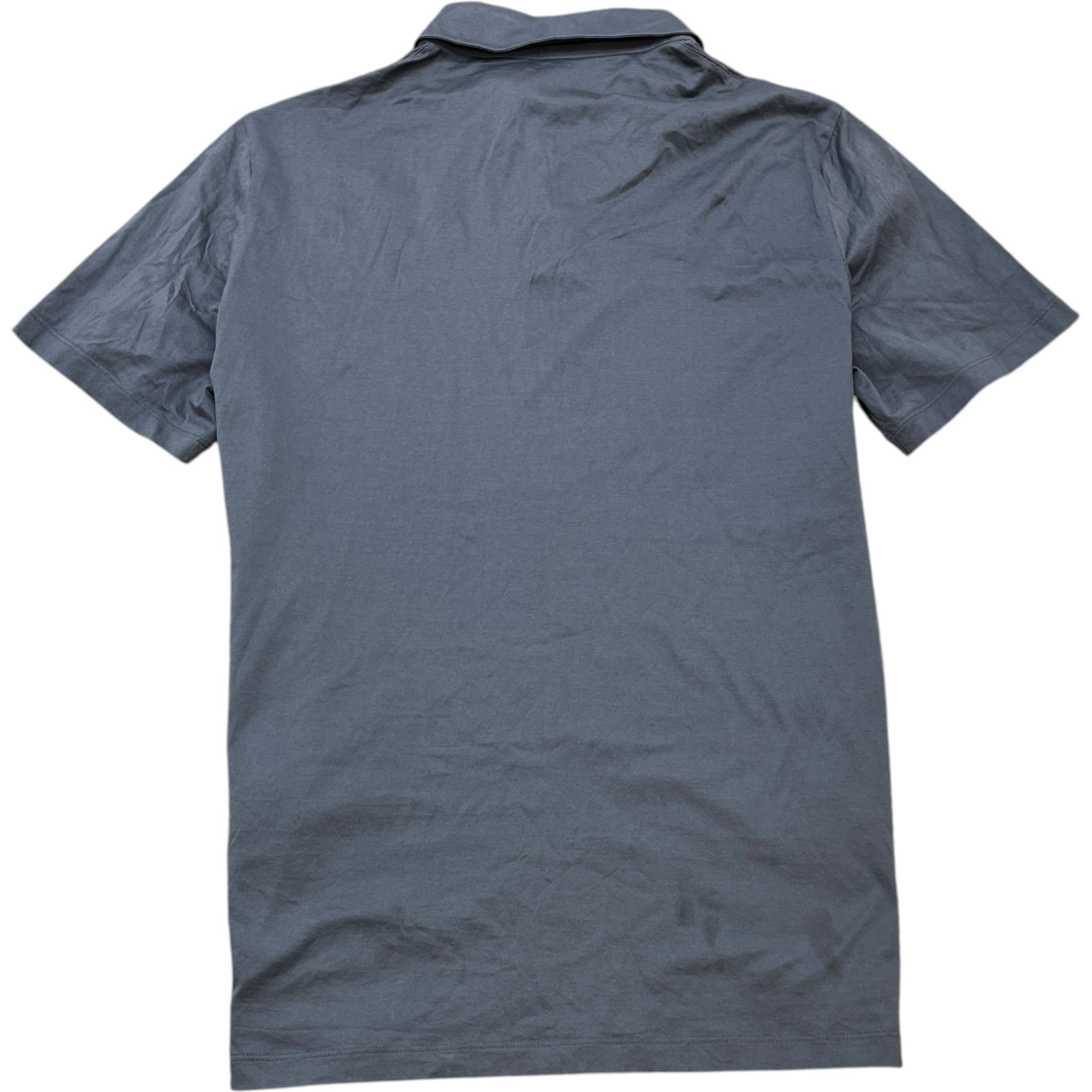 Men's Pocket Logo Polo Shirt Grey Size XL