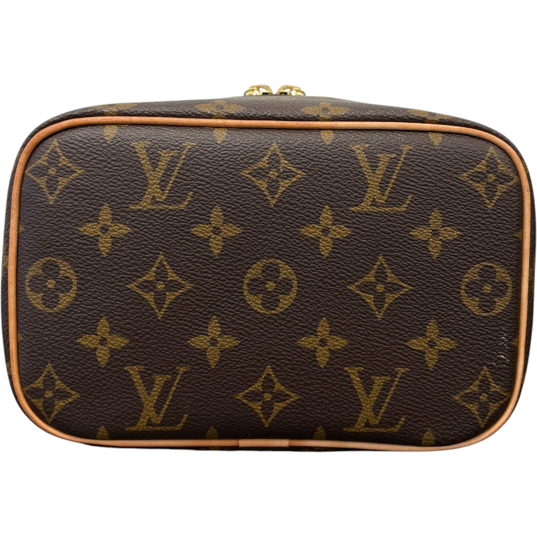 Women's Monogram Nice Mini Toiletry Bag Brown