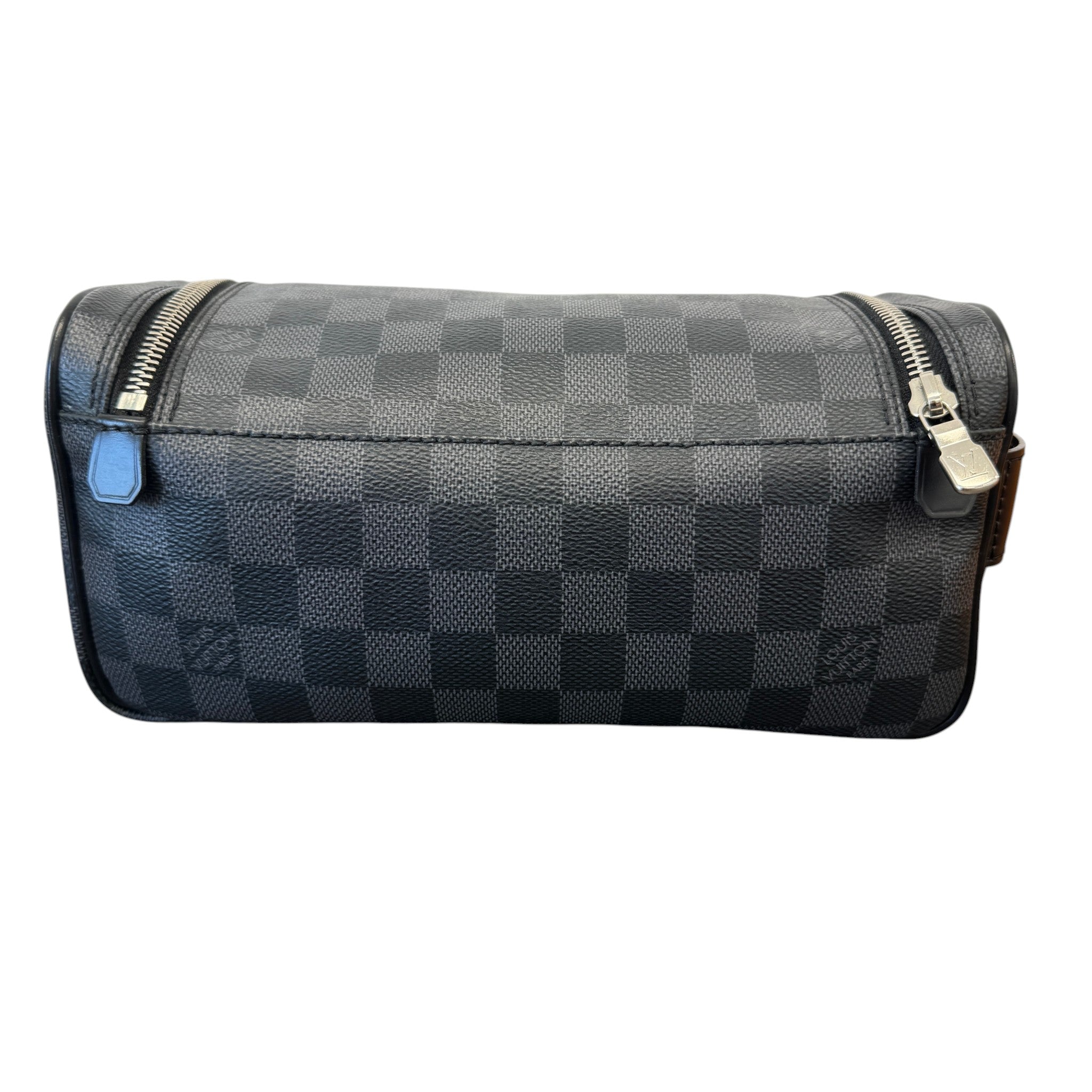 Men's Damier Graphite Toiletry Bag Black