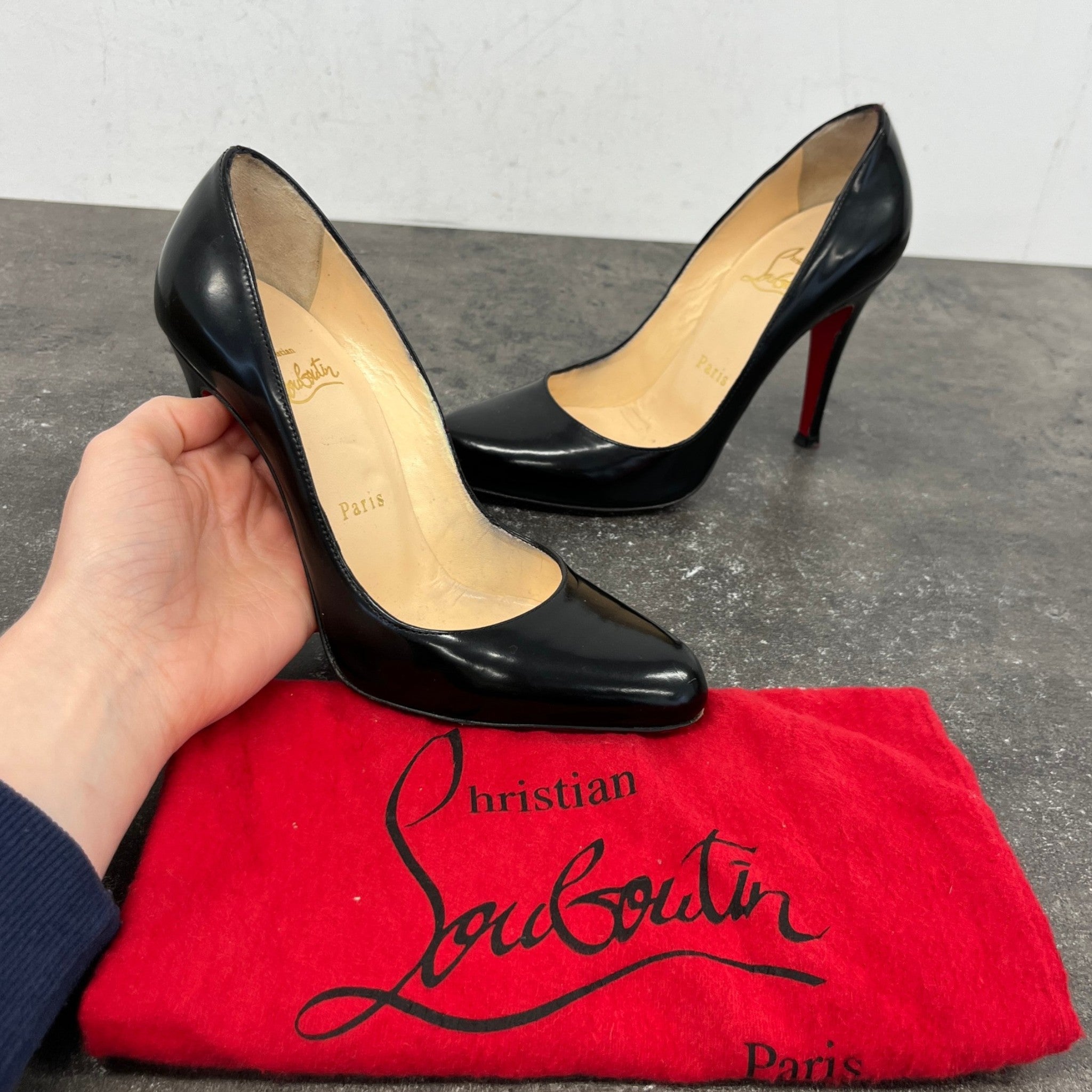 Women's Decollete Heels Black Size EU 36.5 / UK 3.5