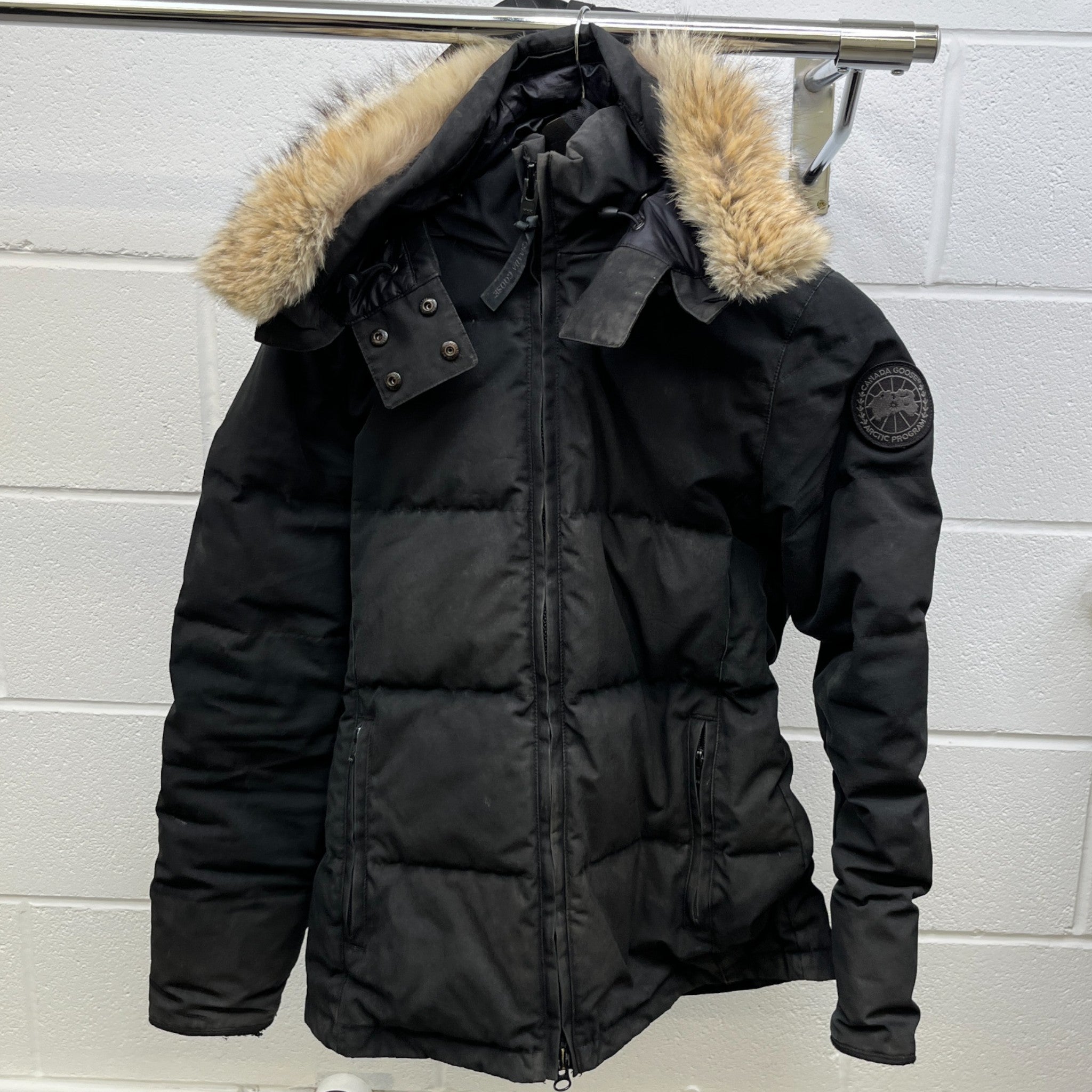 Women's Chelsea Parka Down Jacket Black Size M