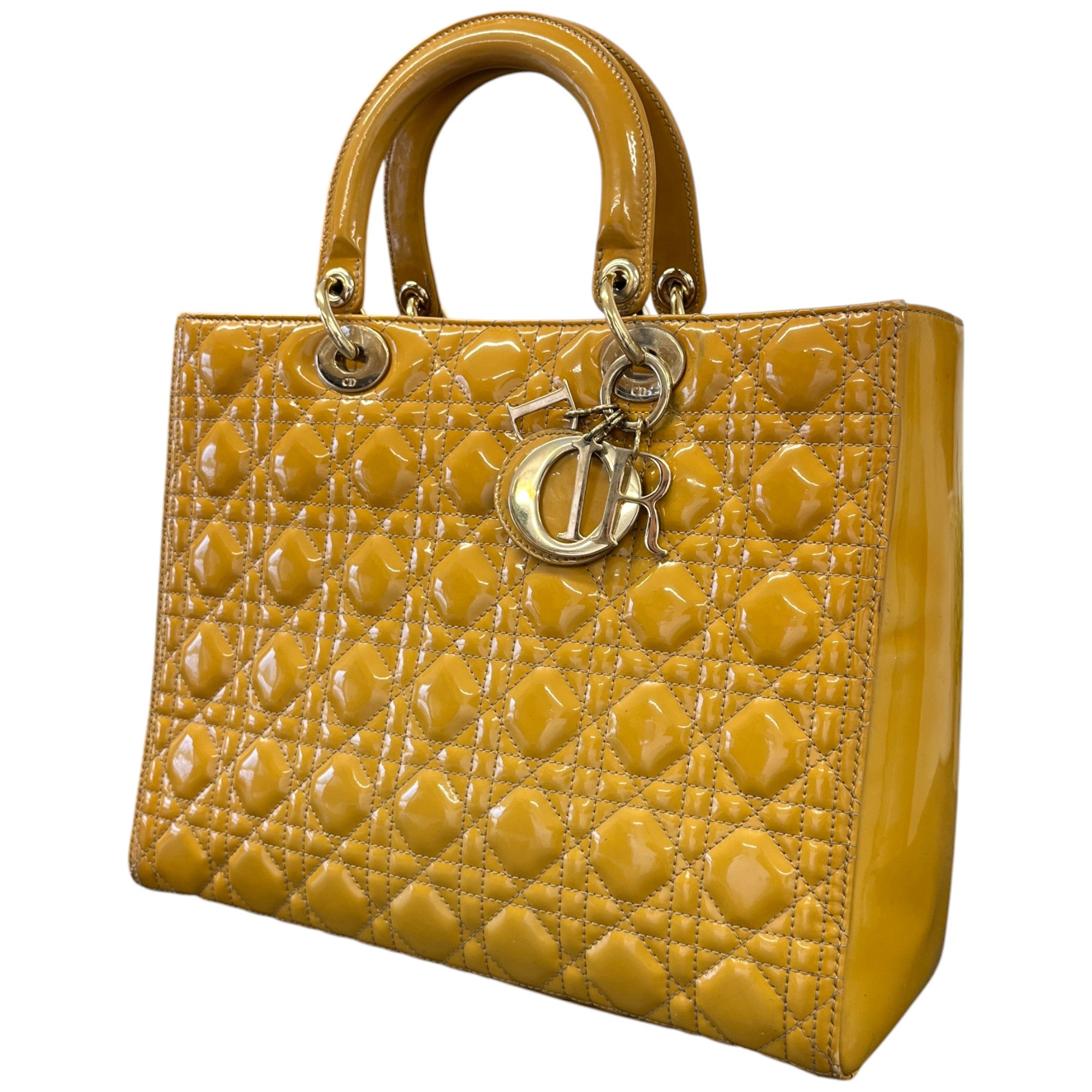Women's Large Lady Handbag Yellow