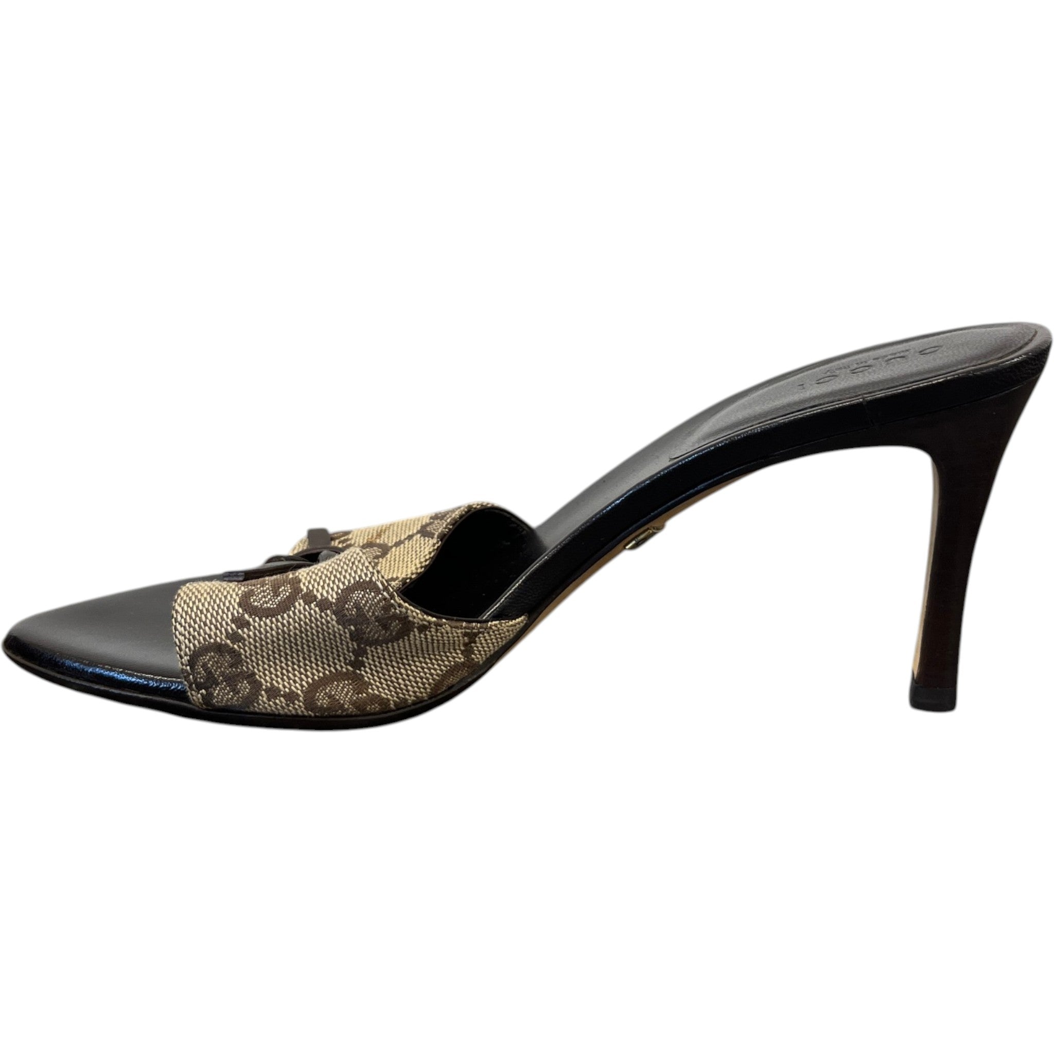 Women's Gg Supreme Heels Beige Size EU 35 / UK 2