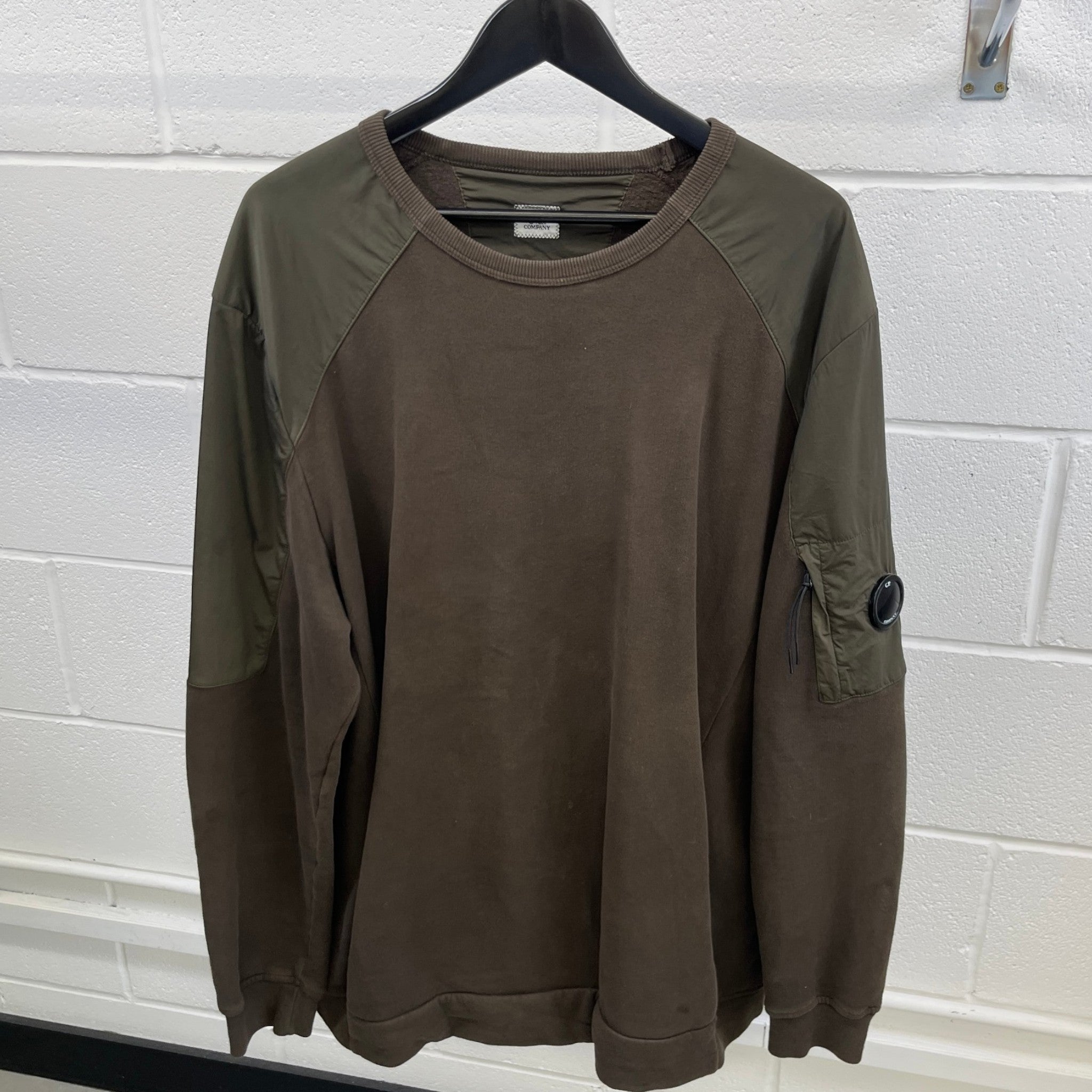 Men's Lens Sweatshirt Khaki Size XXL
