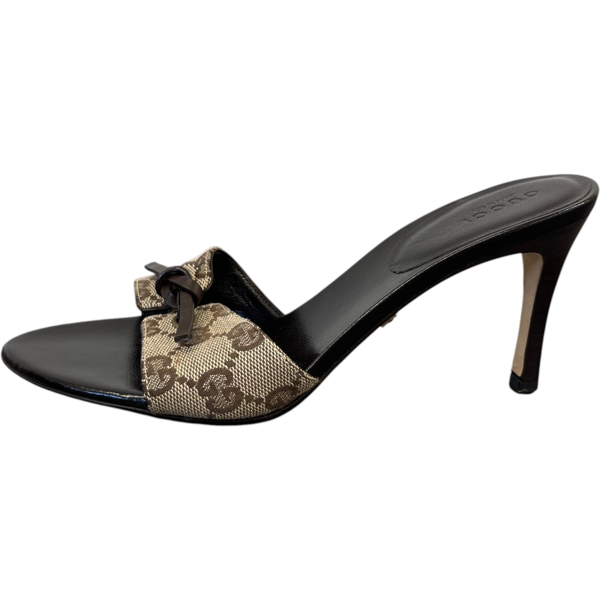 Women's Gg Supreme Heels Beige Size EU 35 / UK 2