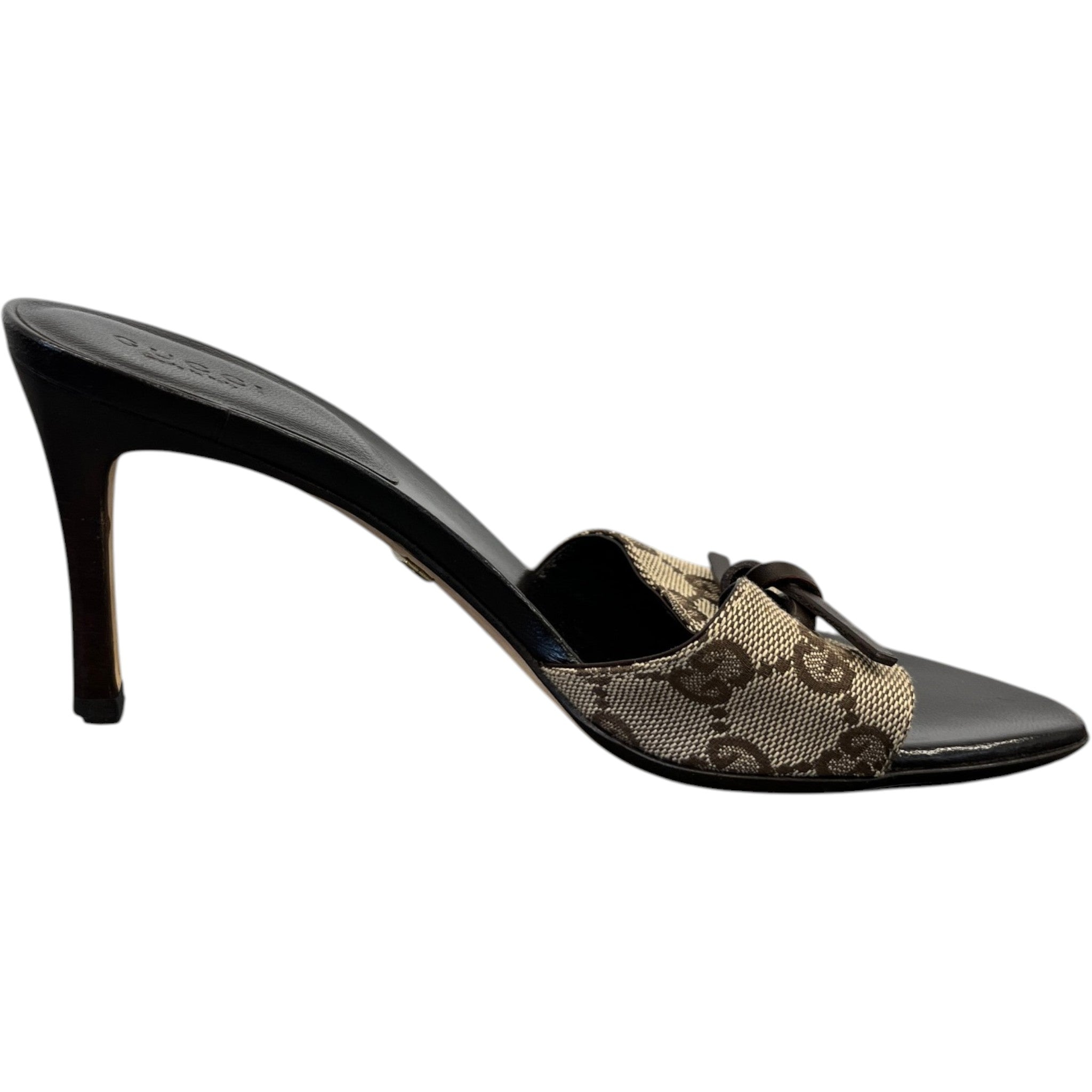 Women's Gg Supreme Heels Beige Size EU 35 / UK 2