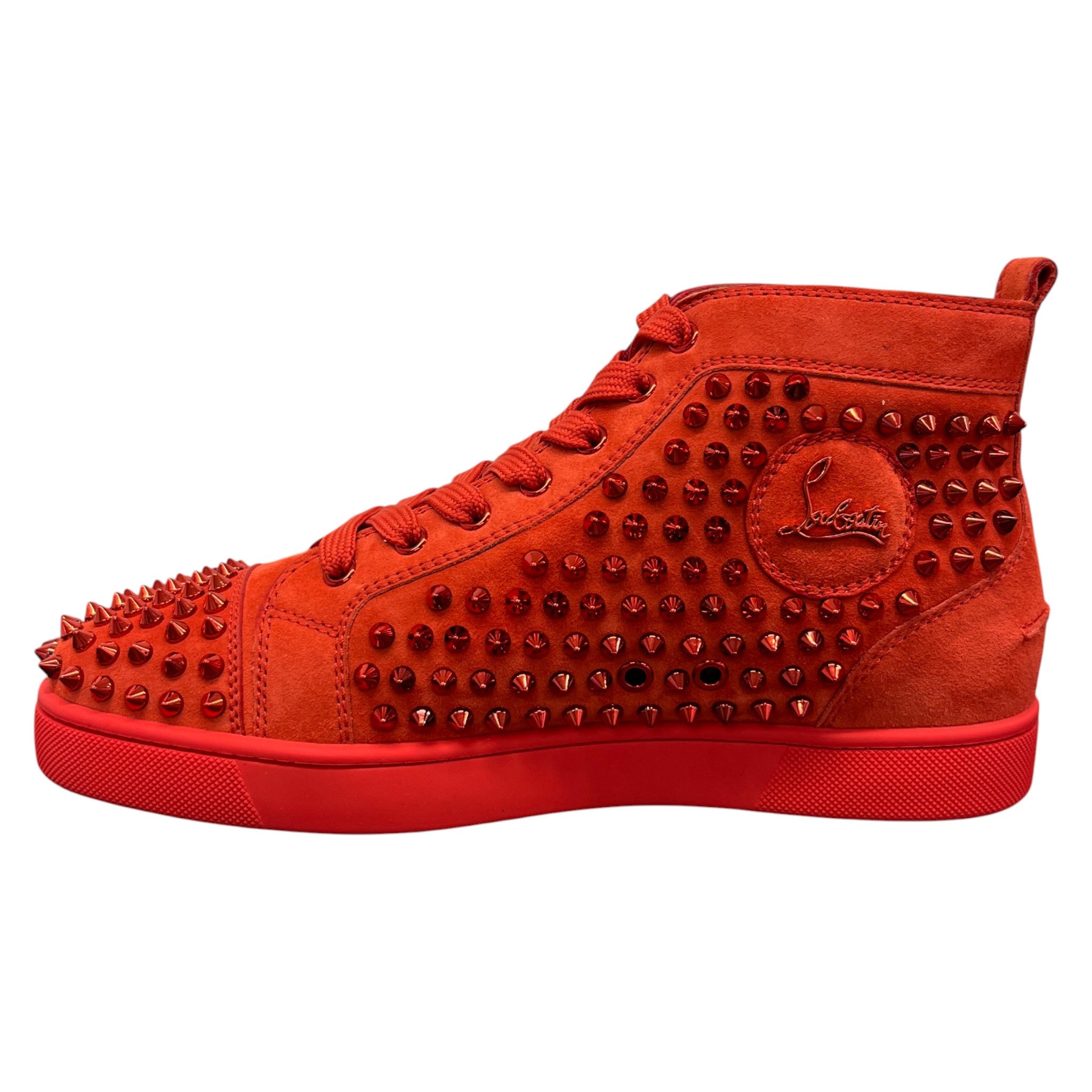 Men's Louis Flat Spike High Trainers Red Size EU 40.5 / UK 6.5