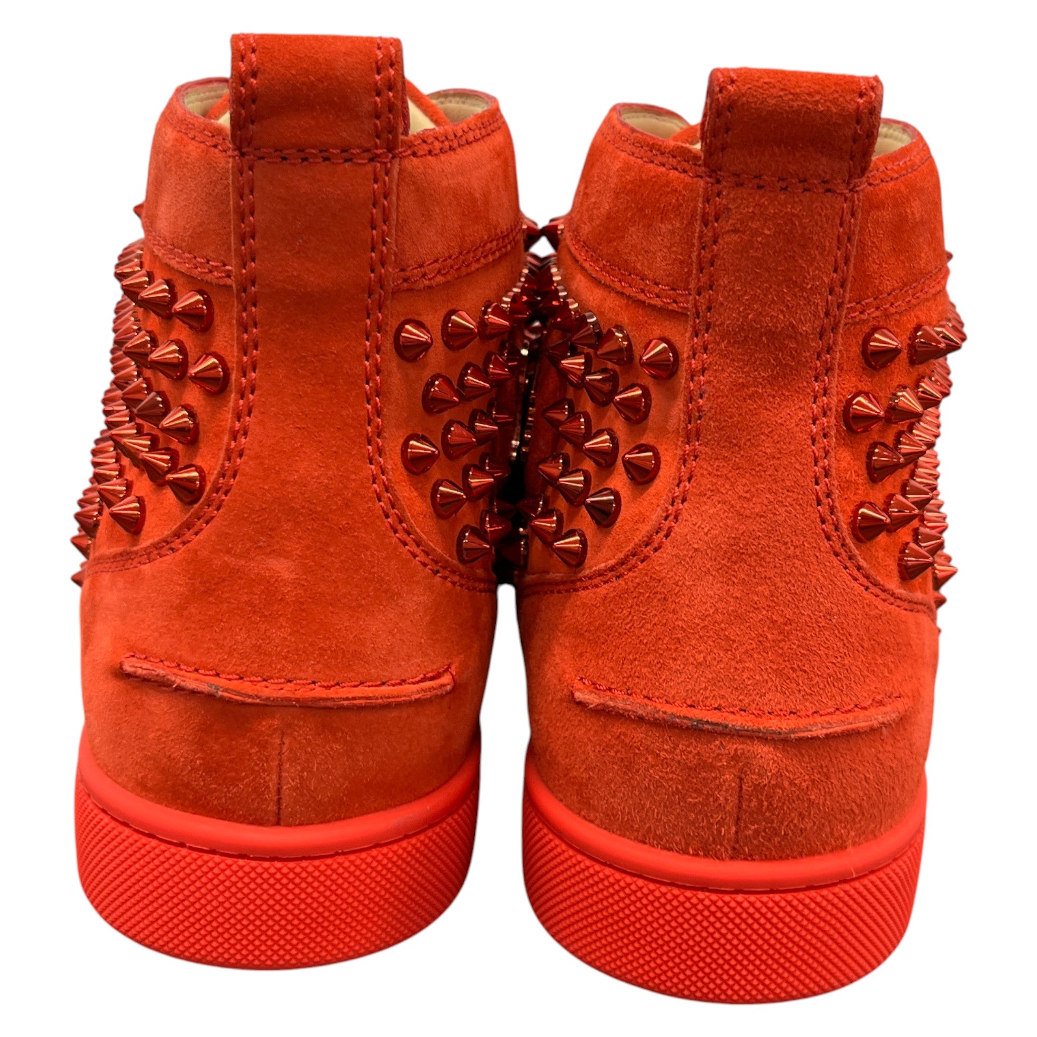 Men's Louis Flat Spike High Trainers Red Size EU 40.5 / UK 6.5