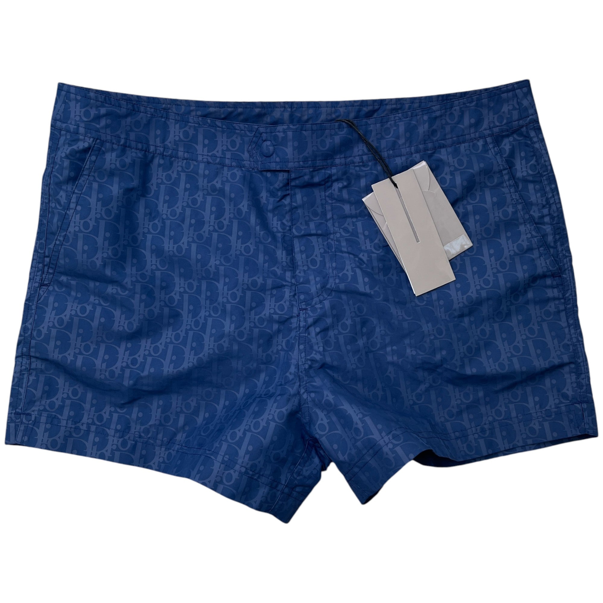 Men's Oblique Swim Shorts Navy Size L