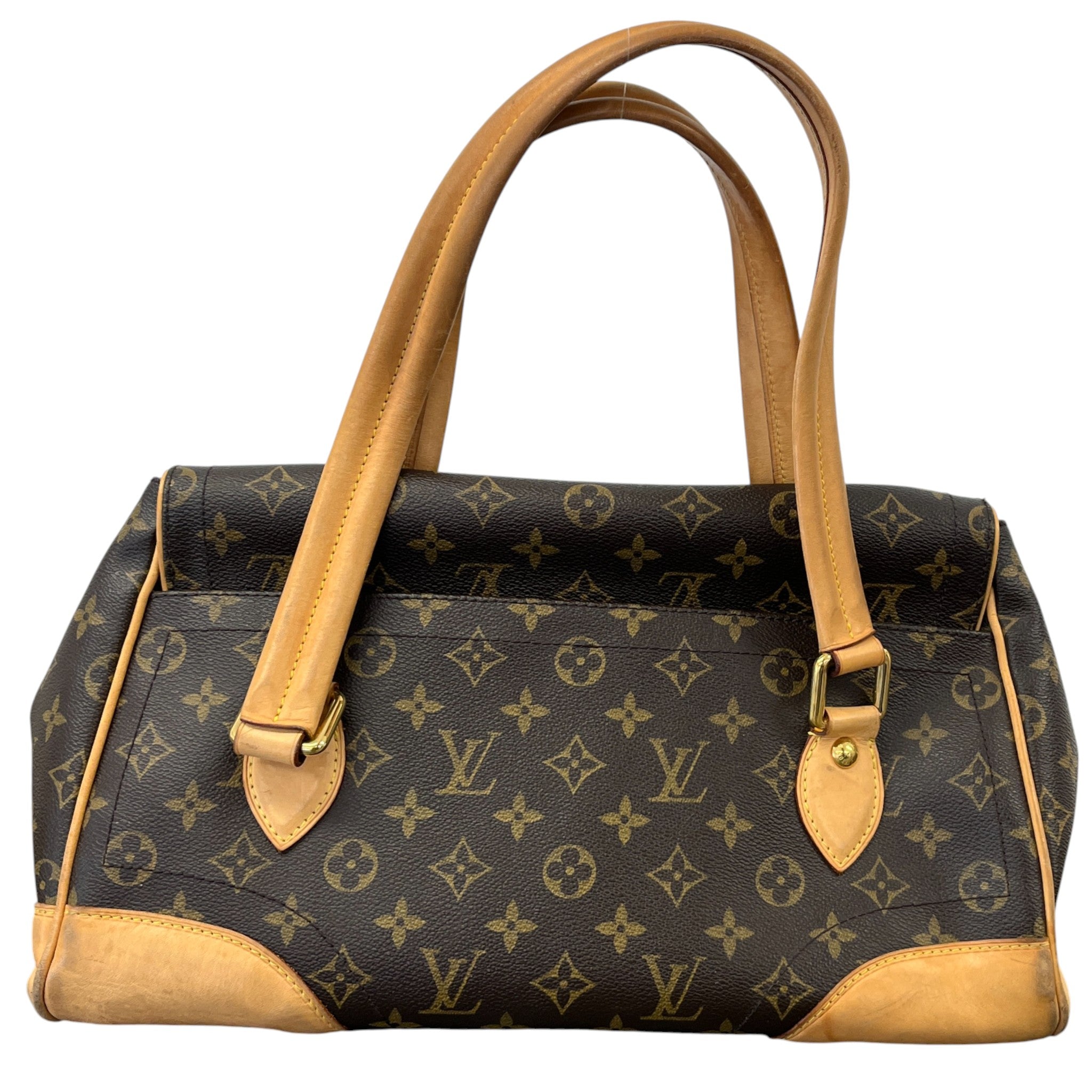 Women's Monogram Beverly Gm Handbag Brown