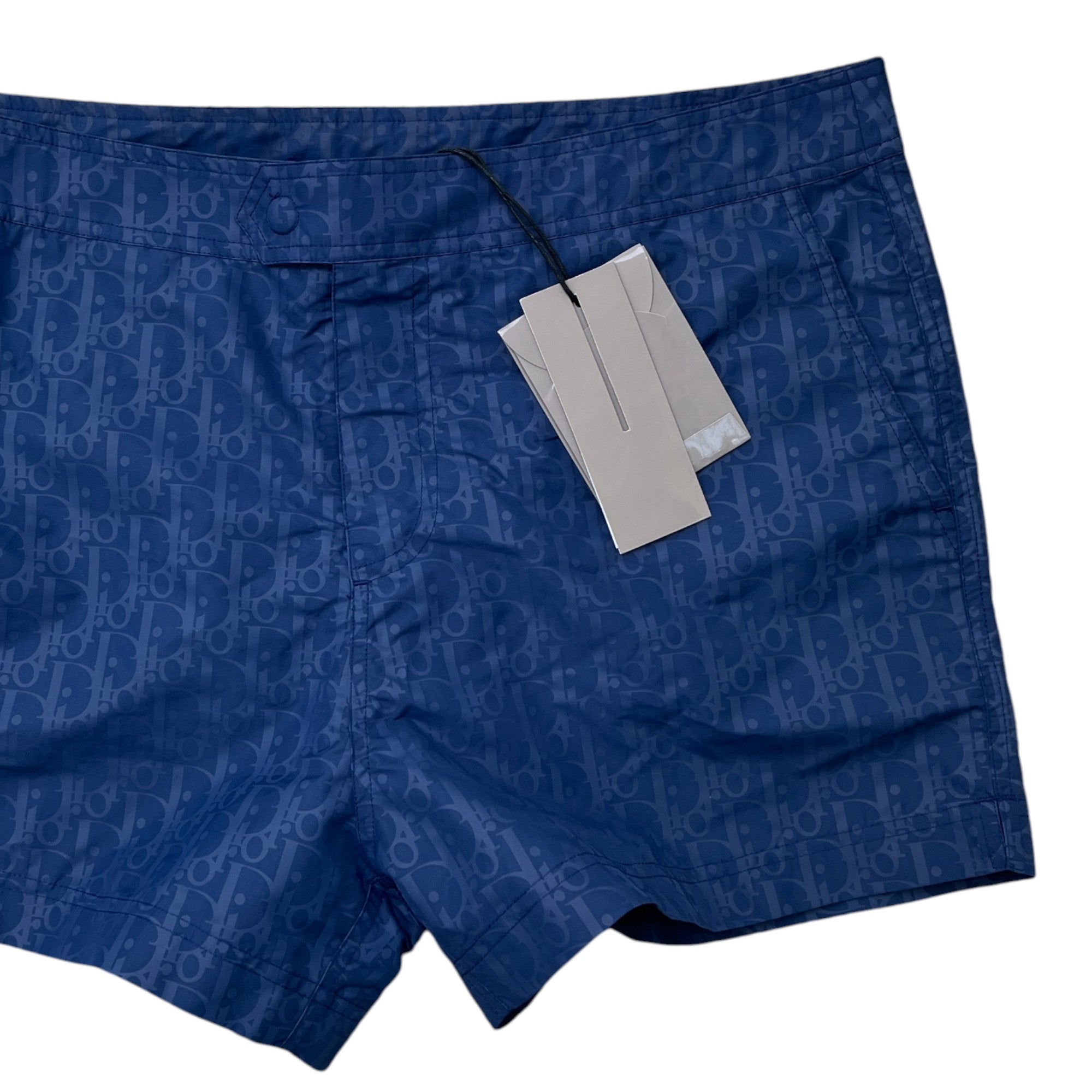 Men's Oblique Swim Shorts Navy Size L