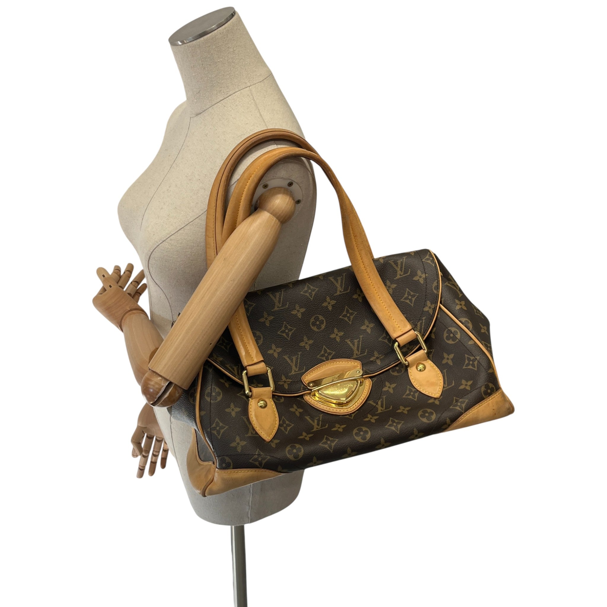 Women's Monogram Beverly Gm Handbag Brown