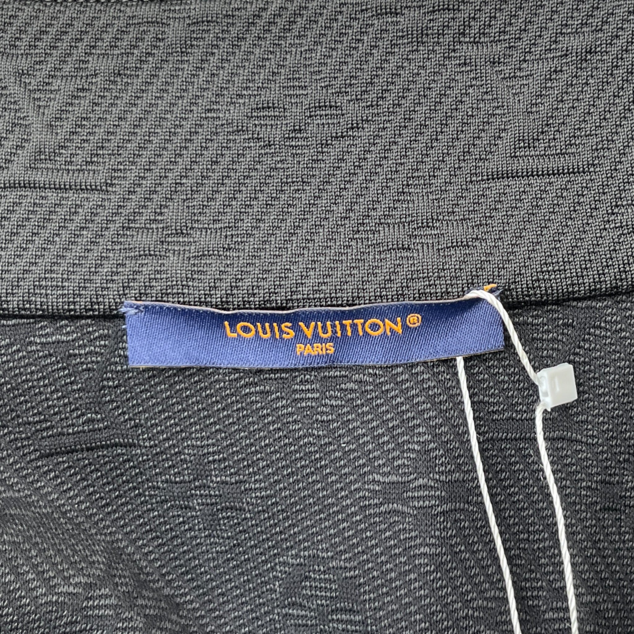 Men's Monogram Technical Track Jacket Black Size L