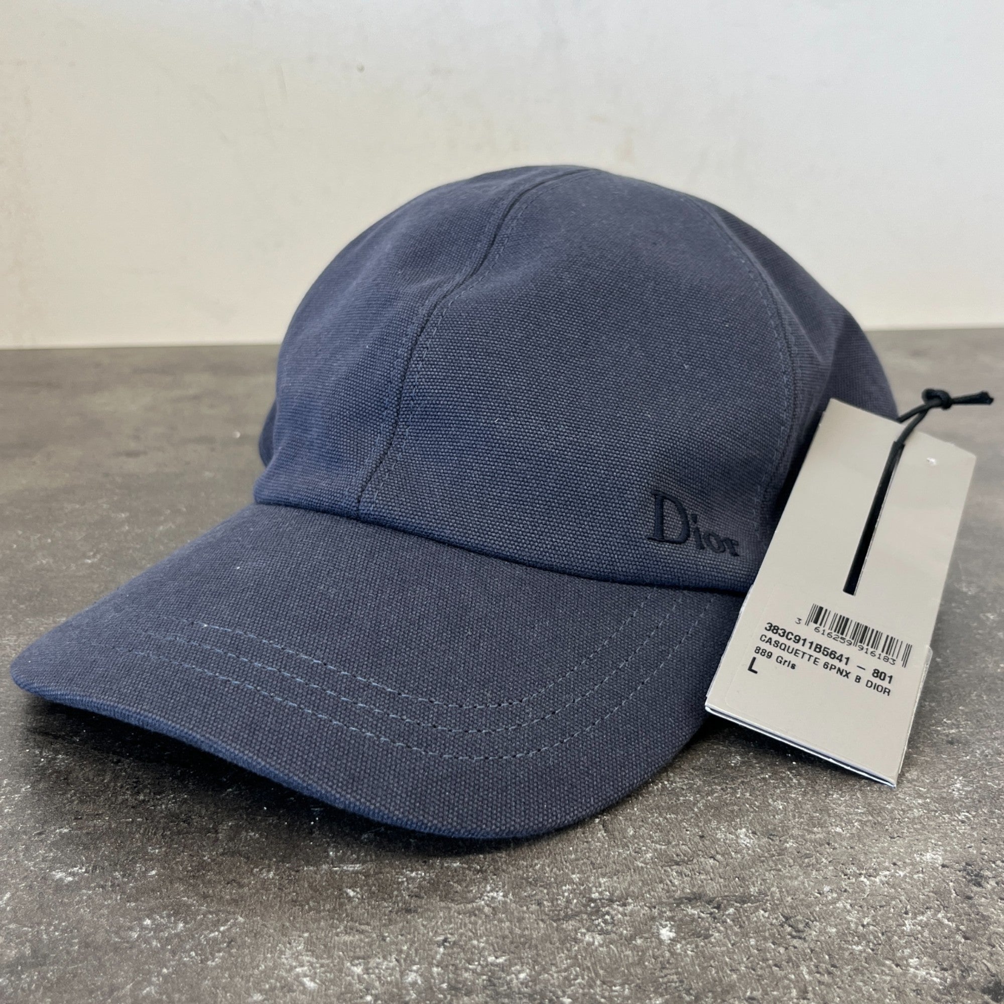 Men's Embroidered Logo Cap Blue Size L