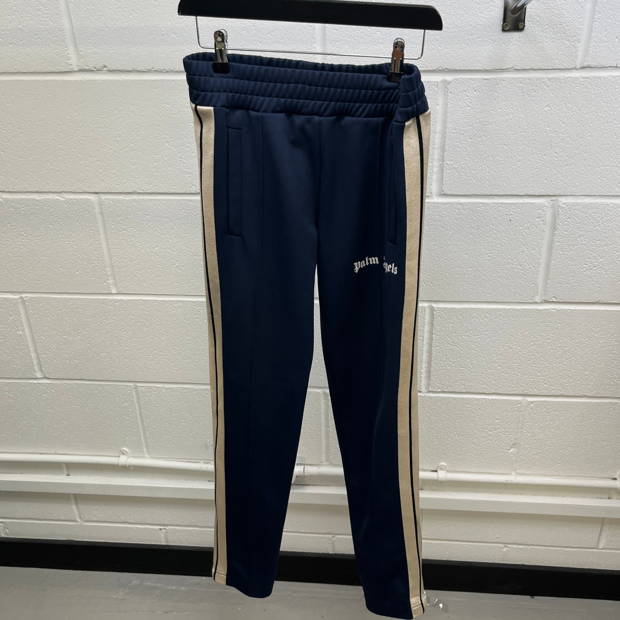 Men's Logo Print Joggers Navy Size XS