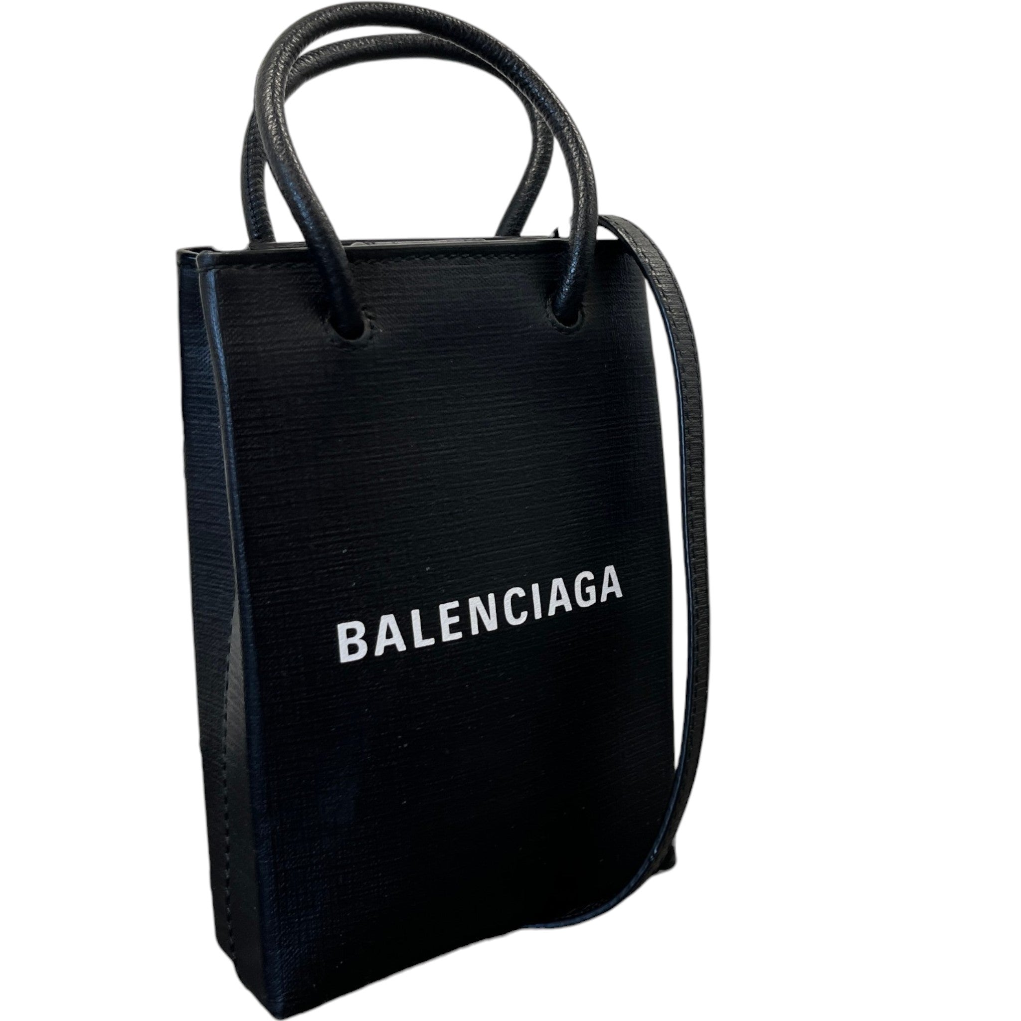Women's Shopping Phone Pouch Bag Black