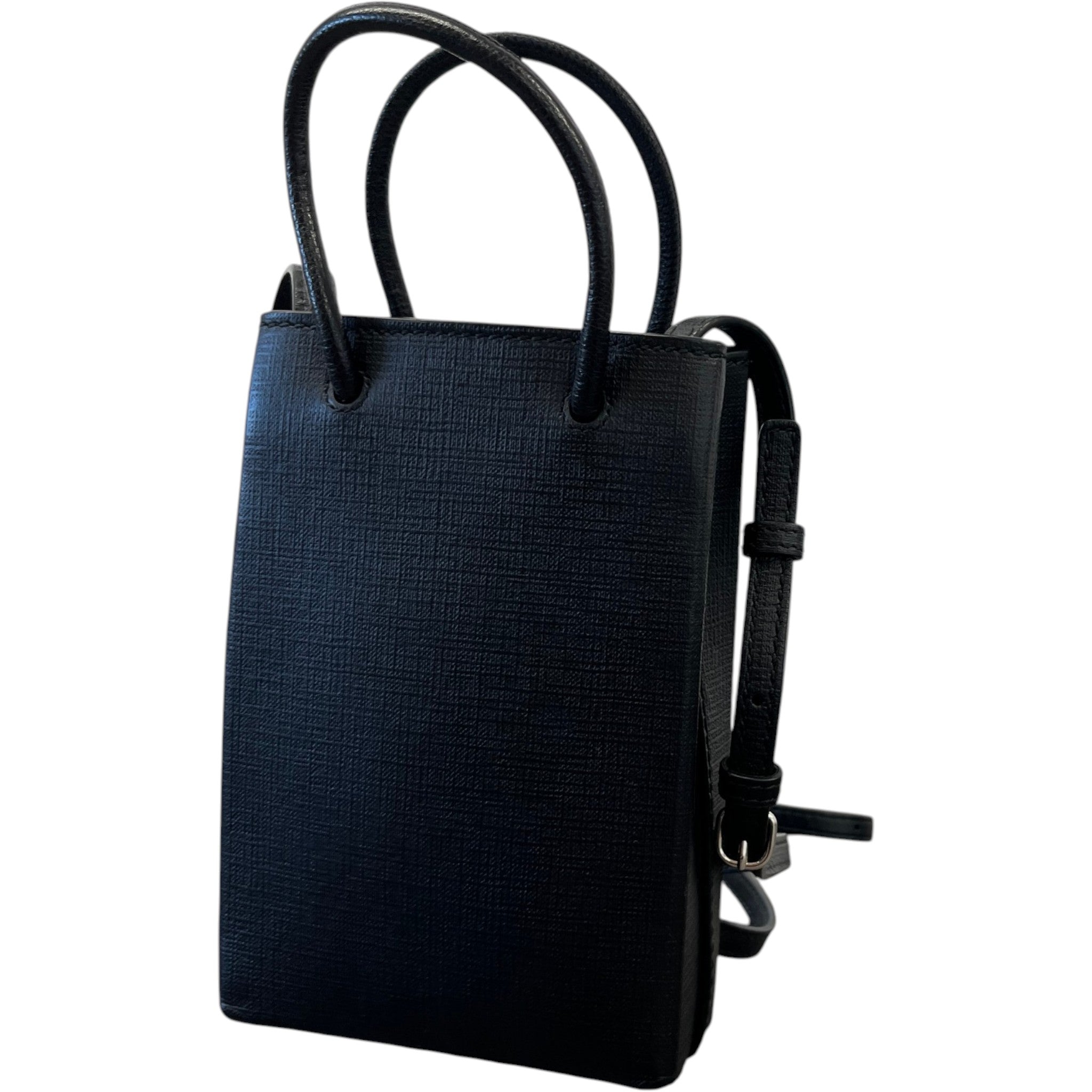 Women's Shopping Phone Pouch Bag Black