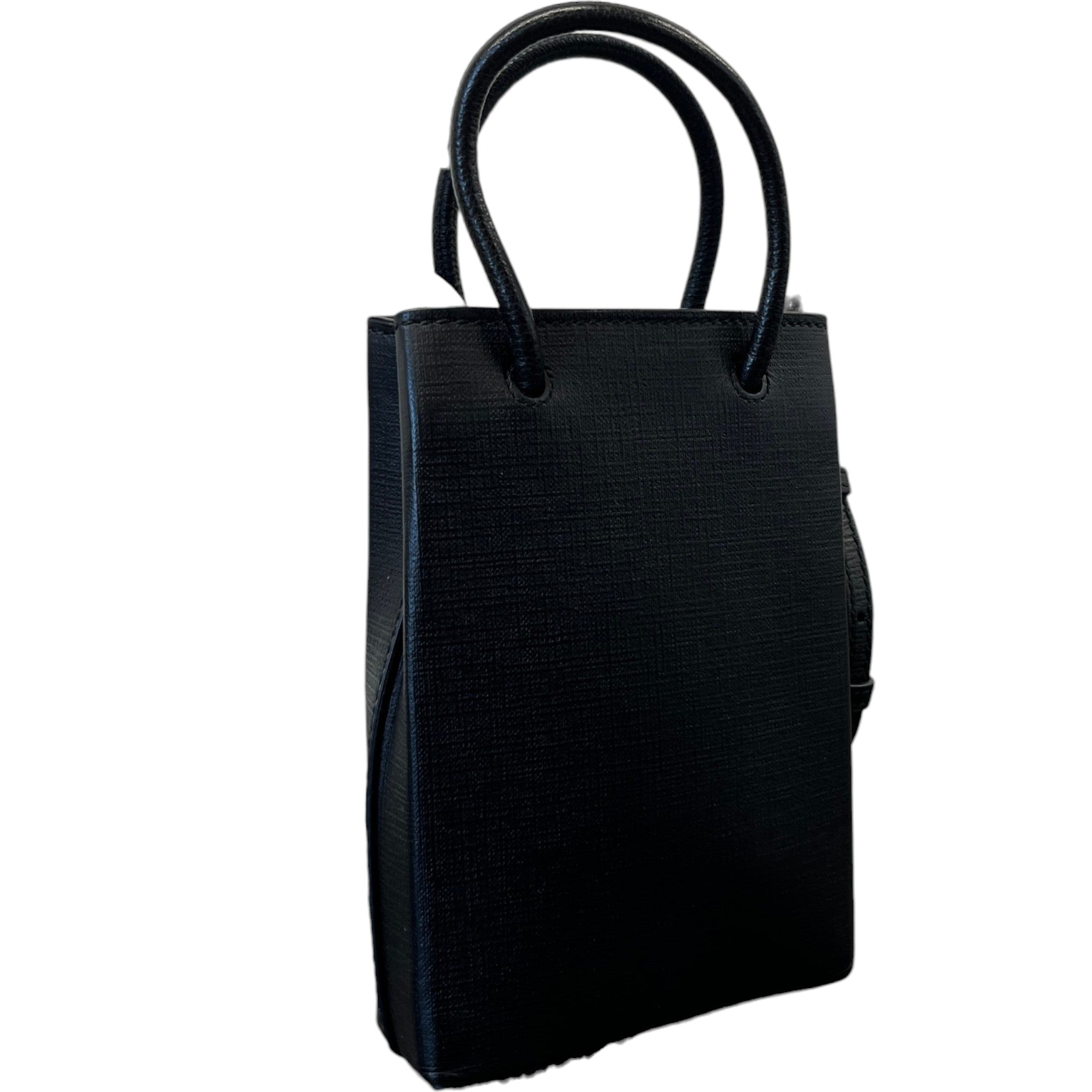 Women's Shopping Phone Pouch Bag Black