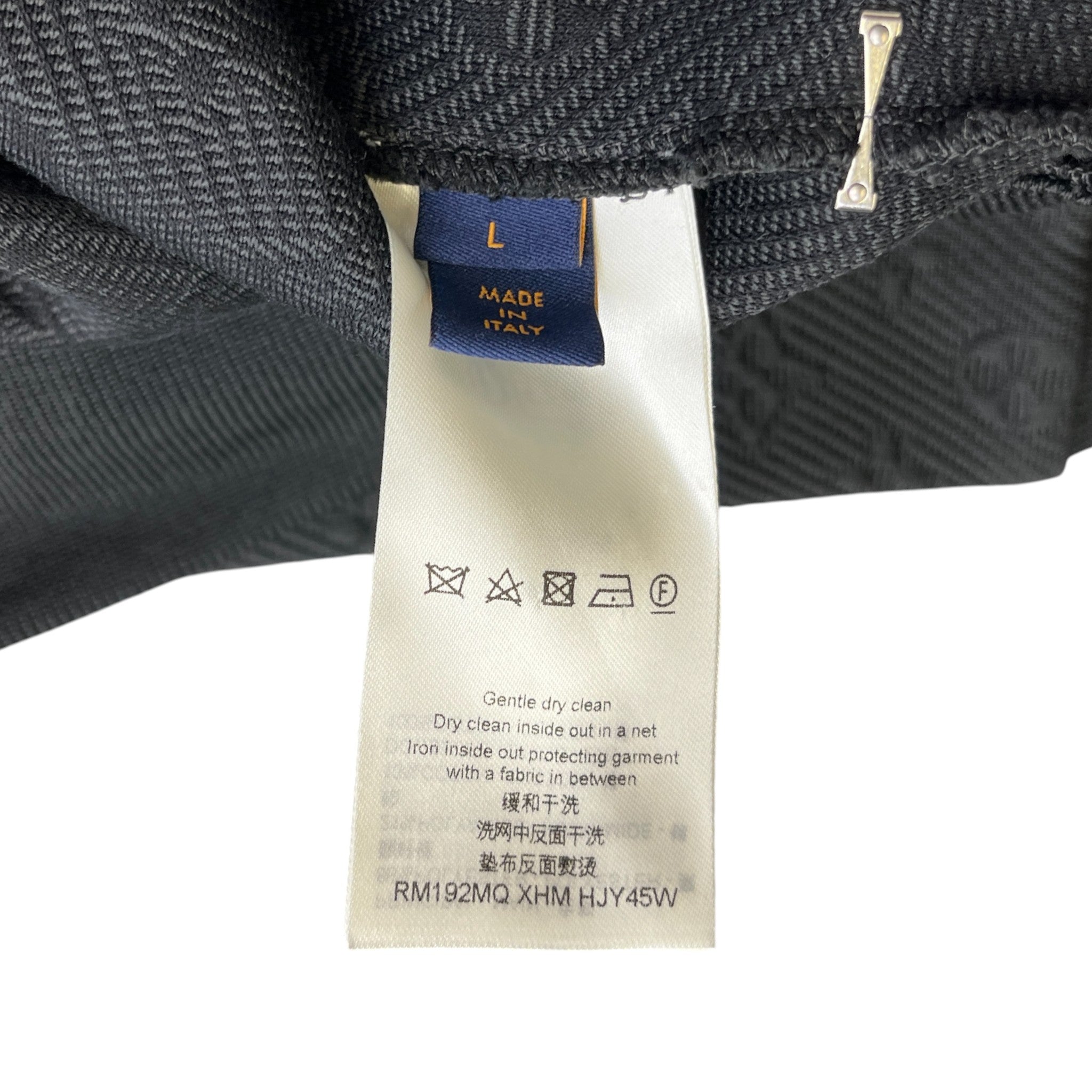 Men's Monogram Technical Track Jacket Black Size L