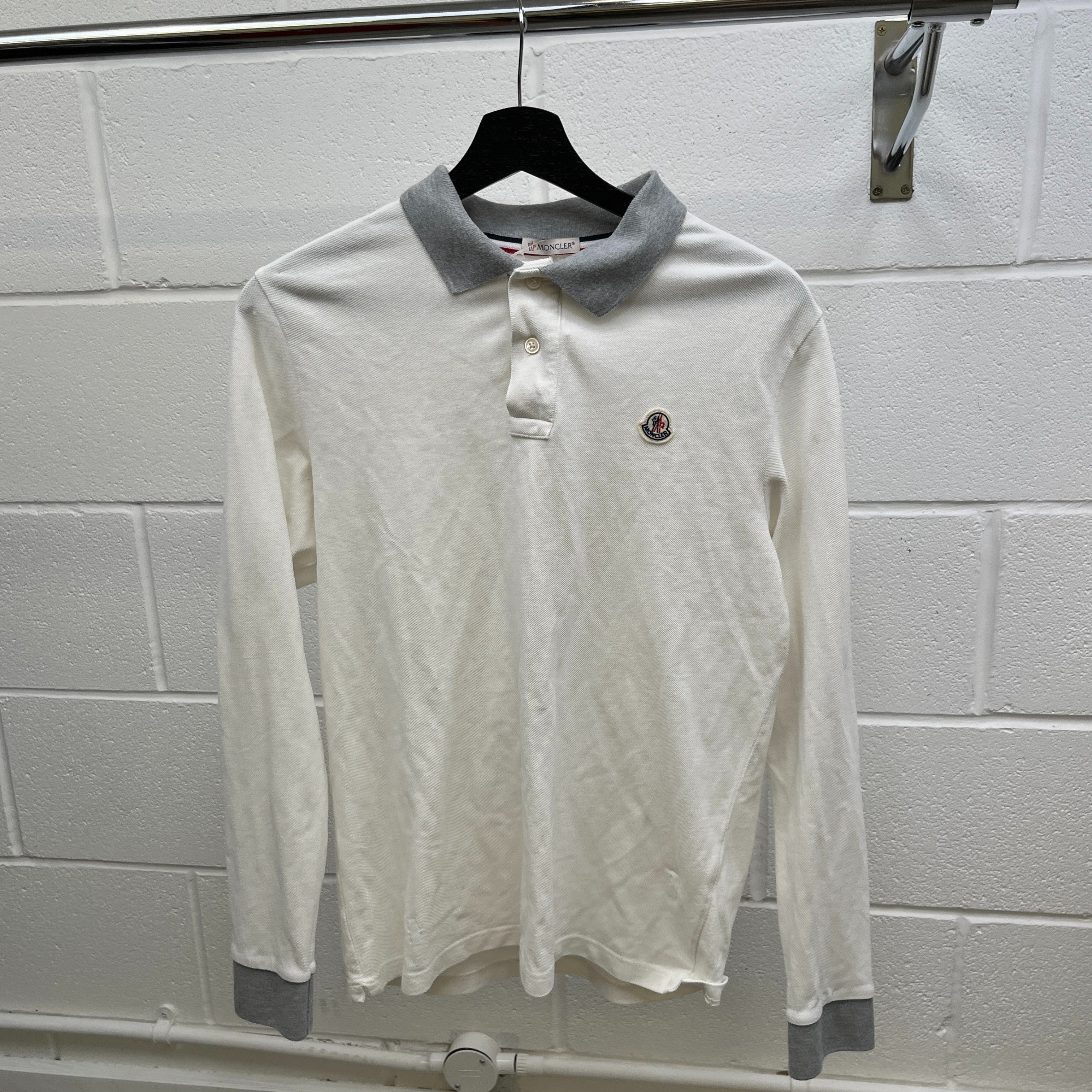 Men's Maglia Polo Shirt White Size L