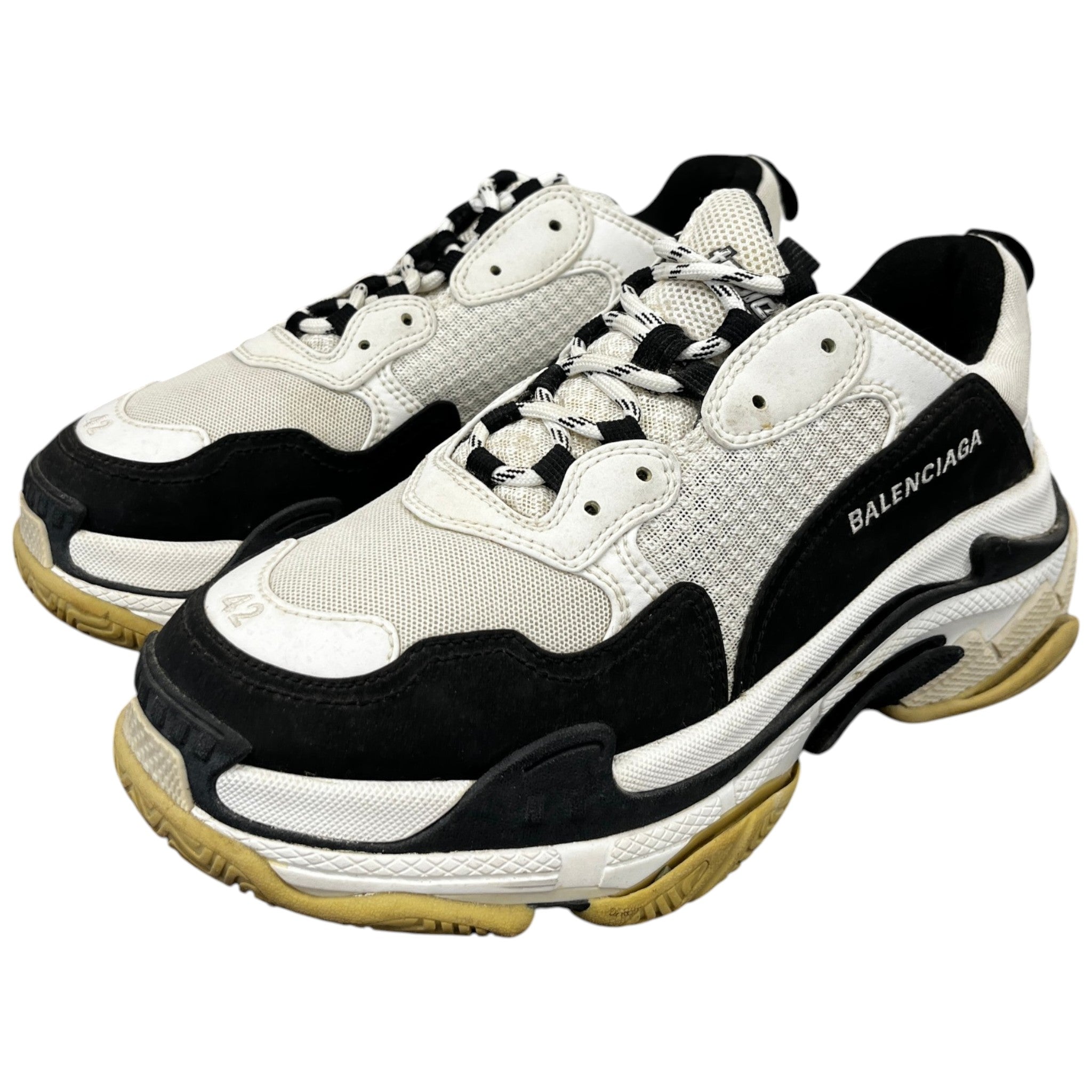 Men's Triple S Low Trainers White Size EU 42 / UK 8