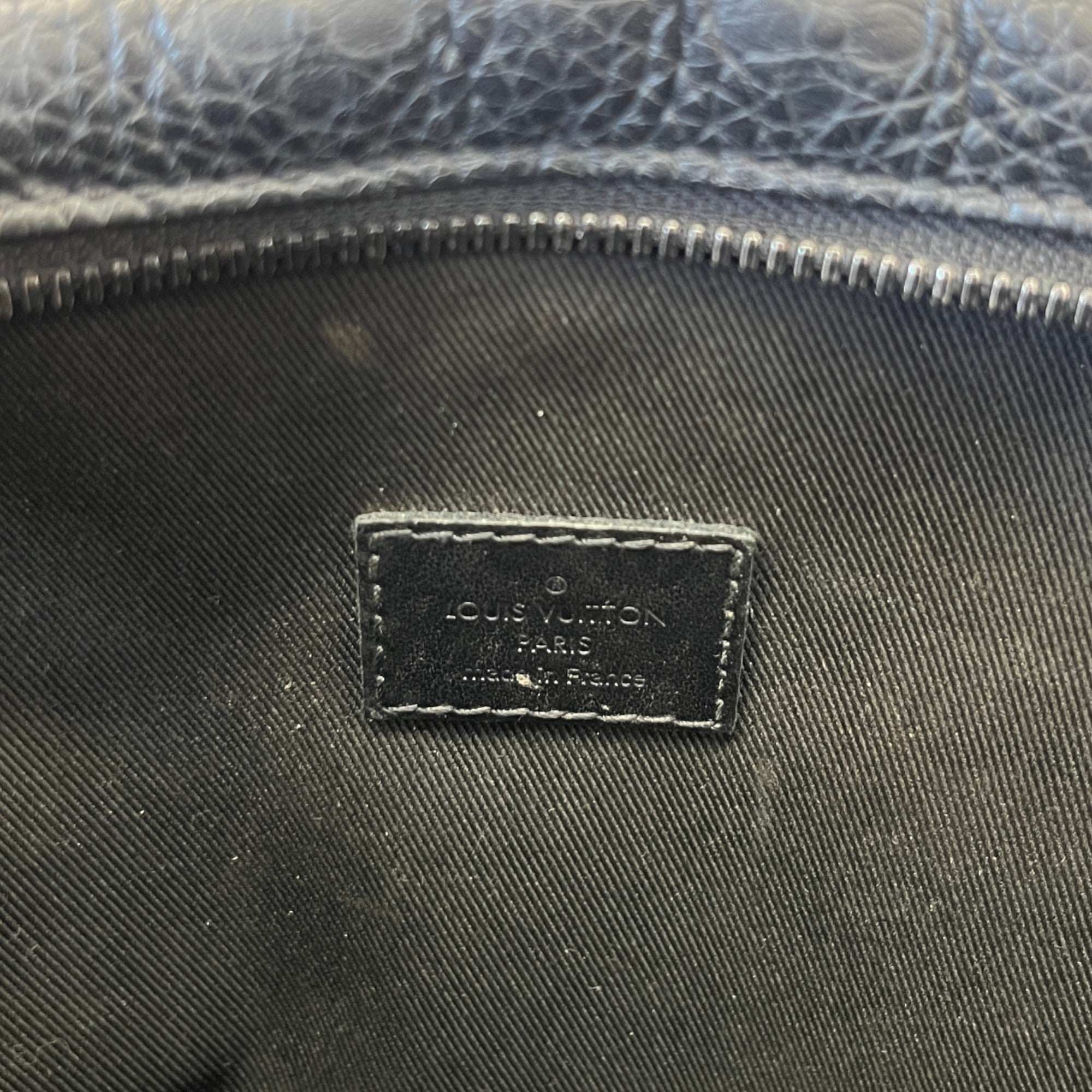 Men's Monogram Trunk Crossbody Bag Black