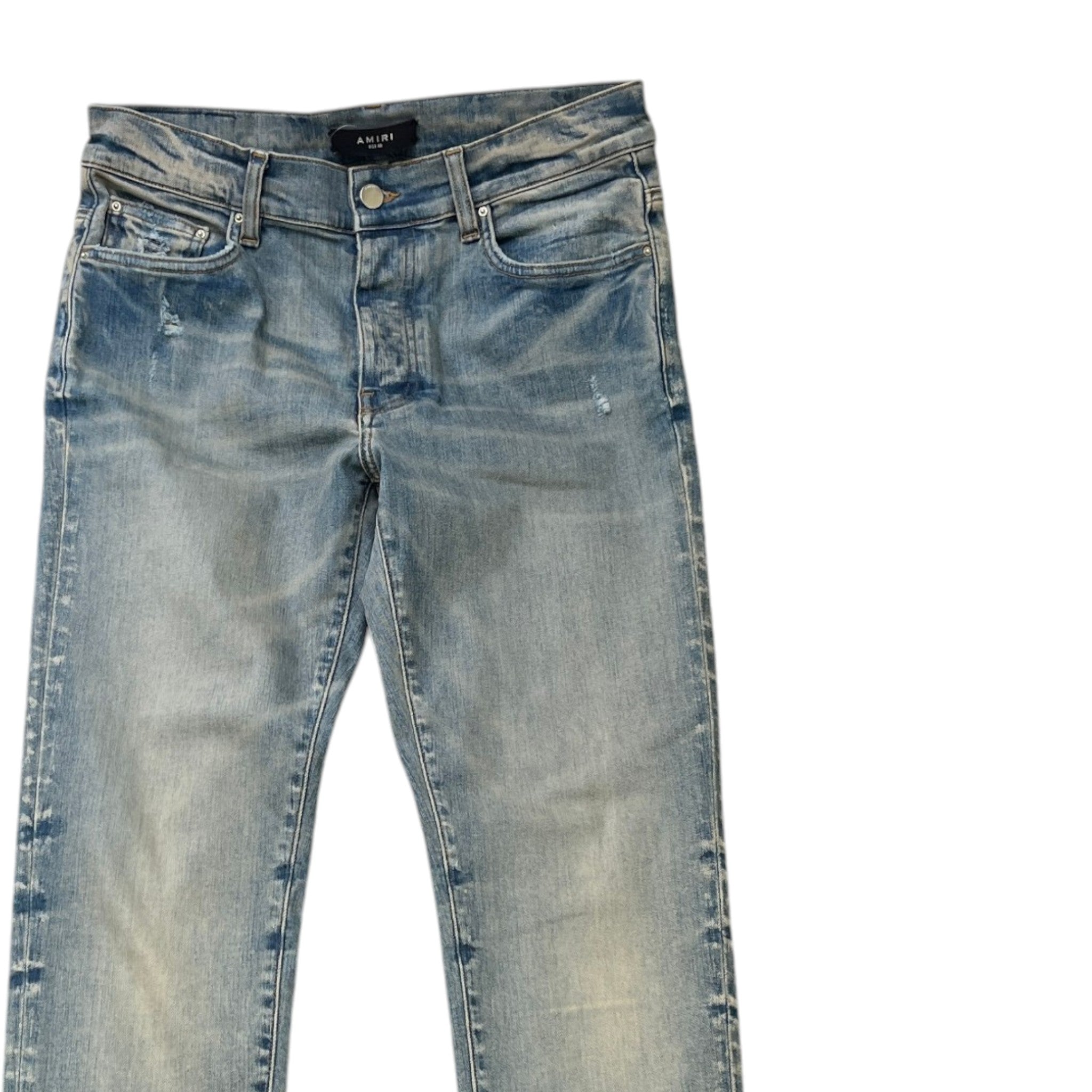 Men's Distressed Jeans Blue Size Waist 32"