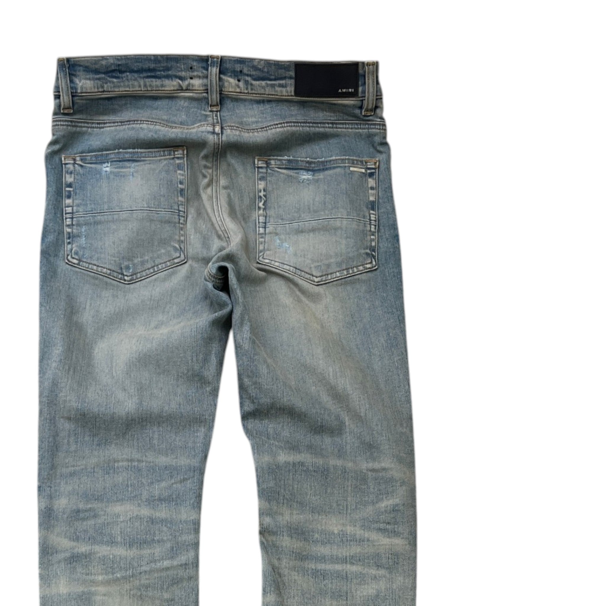 Men's Distressed Jeans Blue Size Waist 32"