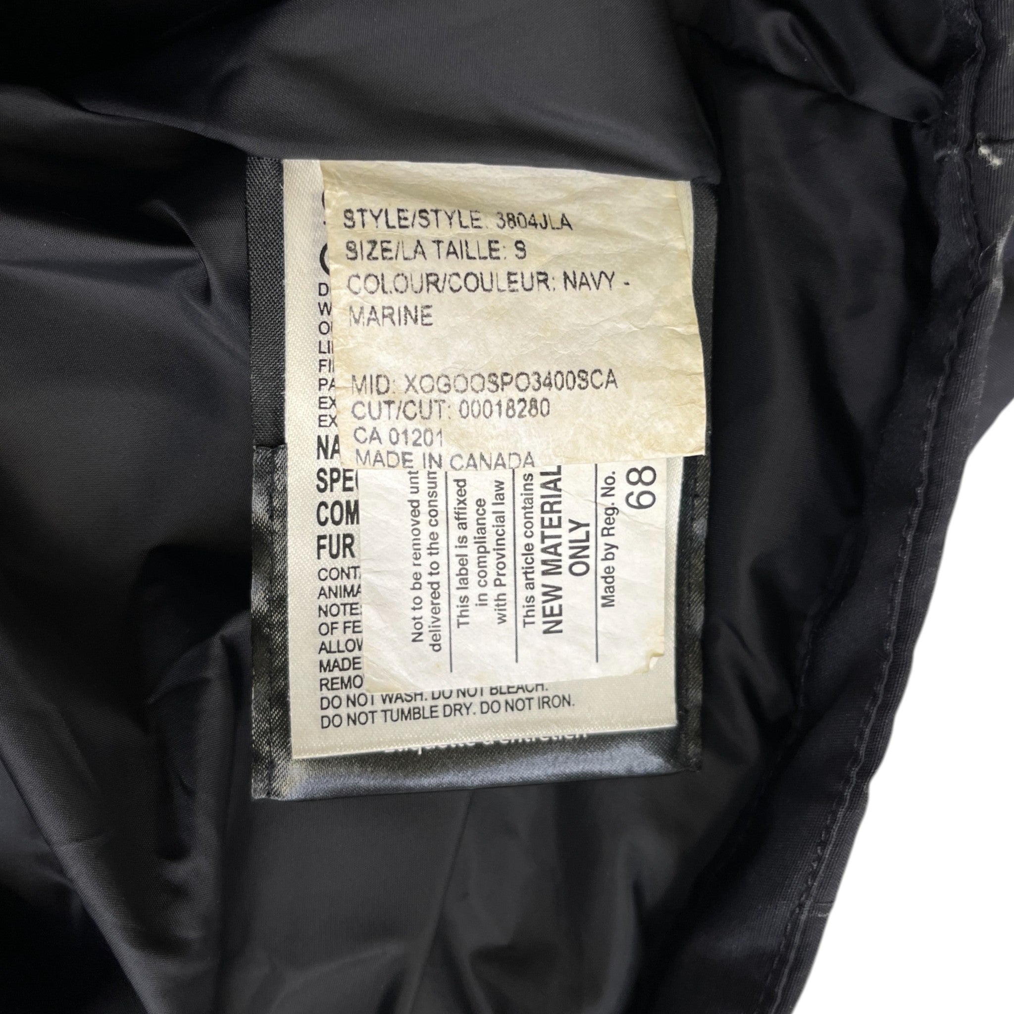 Women's Chelsea Parka Down Jacket Navy Size S