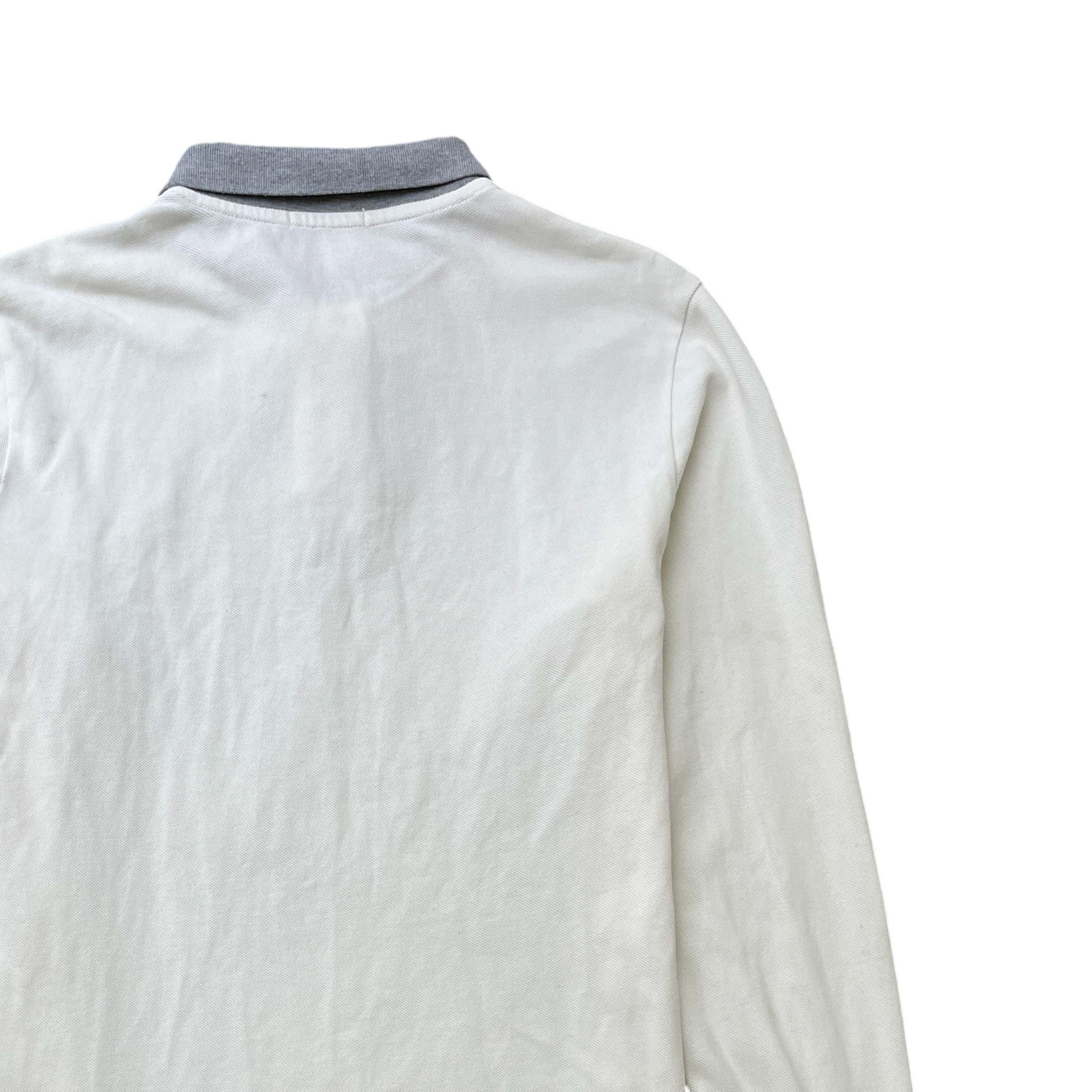 Men's Maglia Polo Shirt White Size L